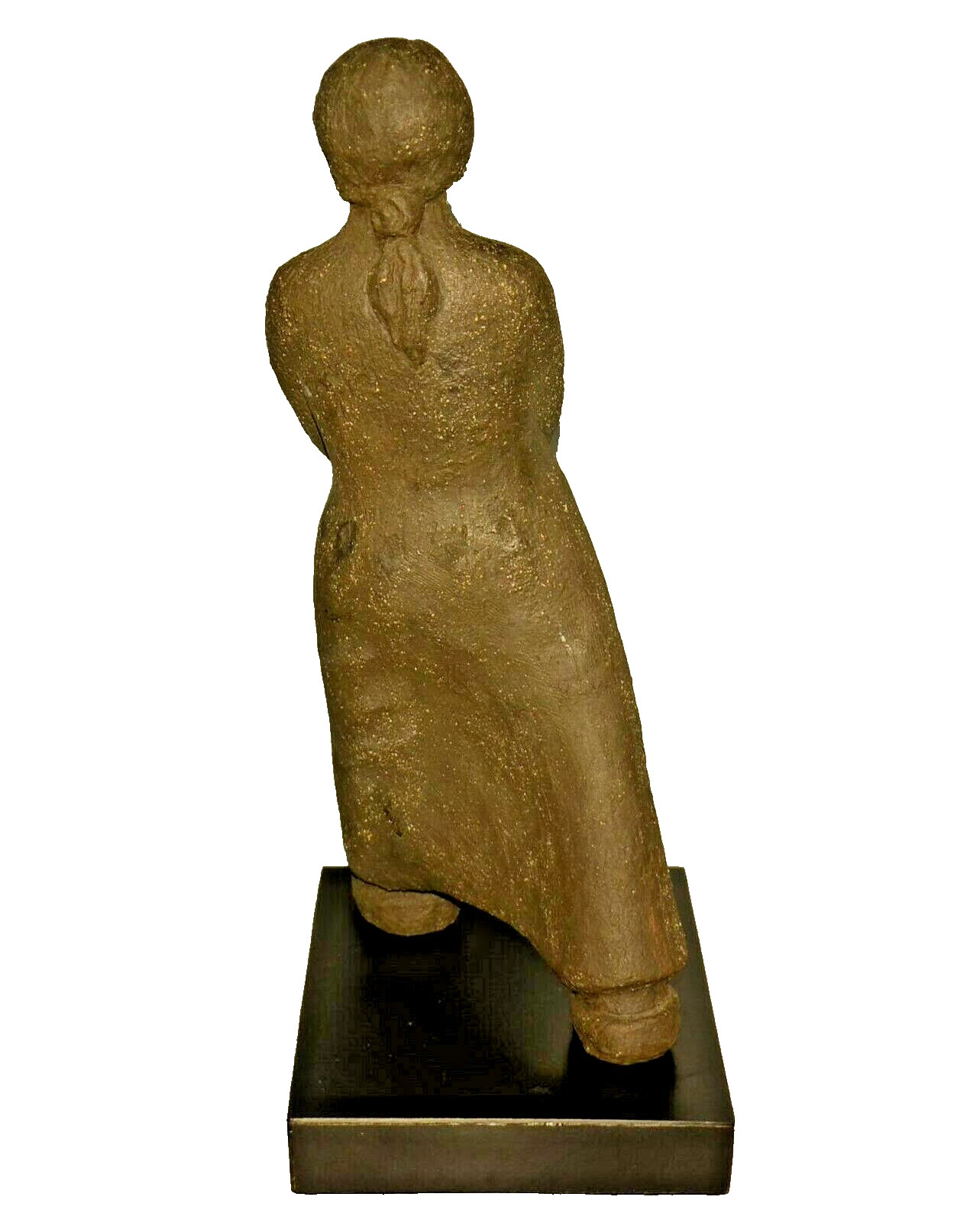 MARGARET Original Vintage Signed Modern Female Fertility Sculpture Figure Statue