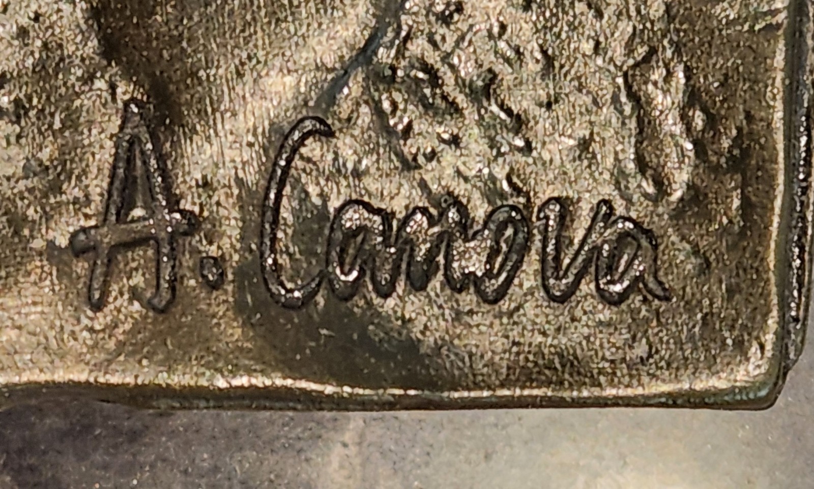 Signed Canova Bronze Classical Mythology Statue Mars Venus Collectible Art
