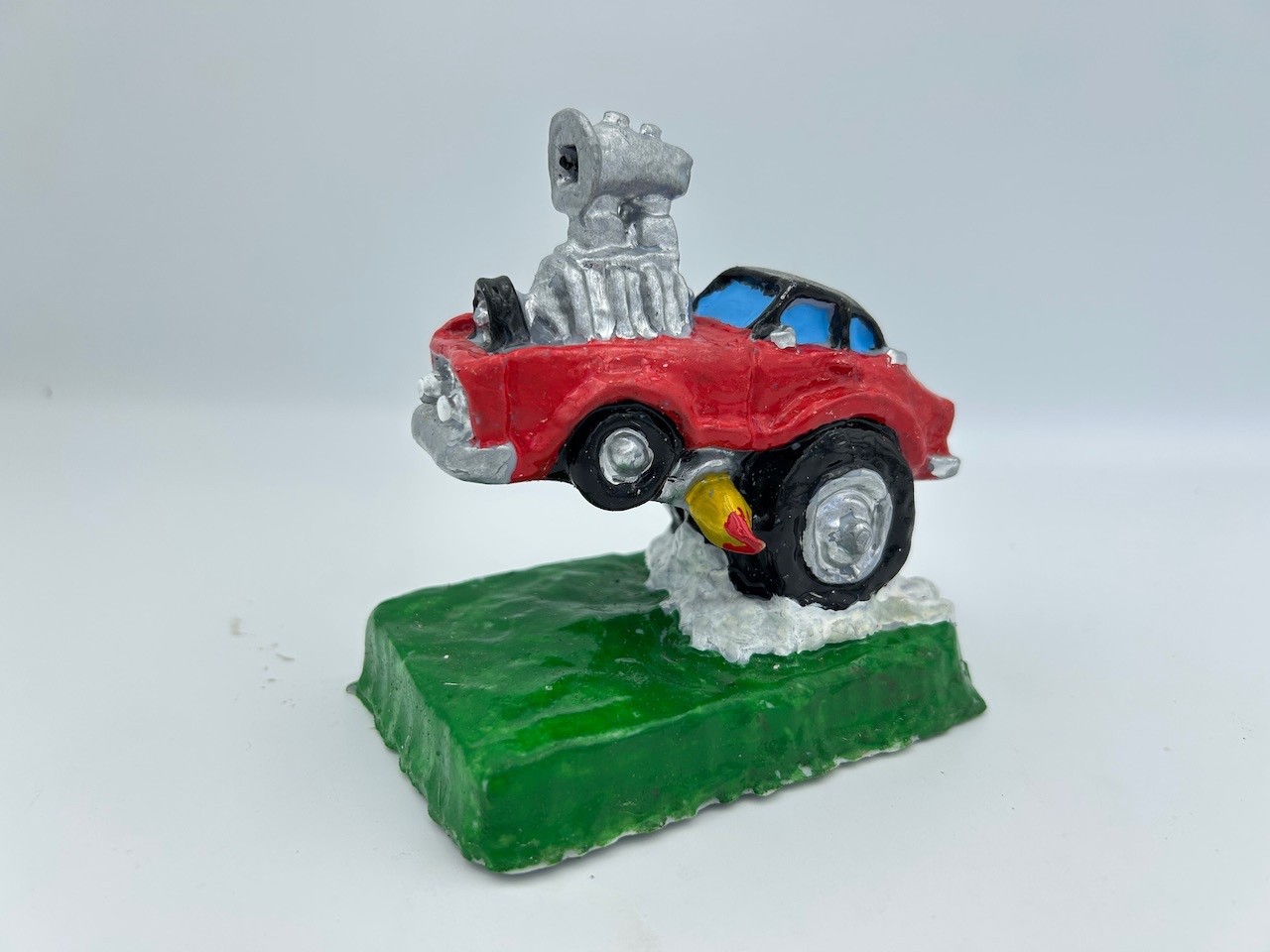 Muscle Car figurine #1 handpainted, color options, signed by artist