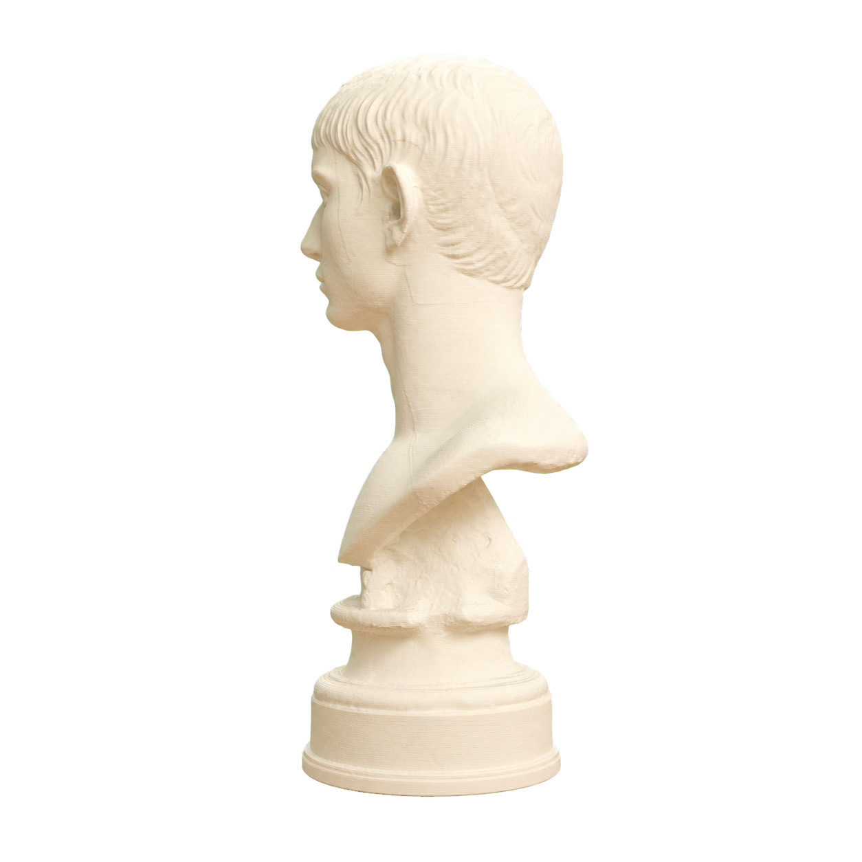 Young Man with Short Hair Collectible Bust Statue – 5, 9, 12 Inch