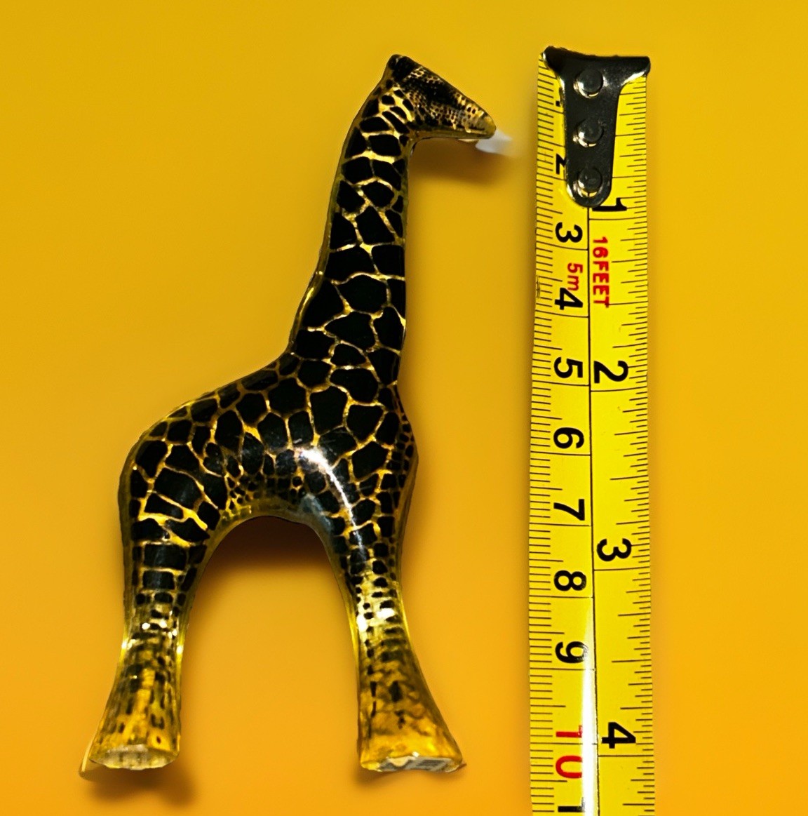 Palatnik Giraffe Lucite Acrylic Sculpture Made In Brazil MCM Figurine