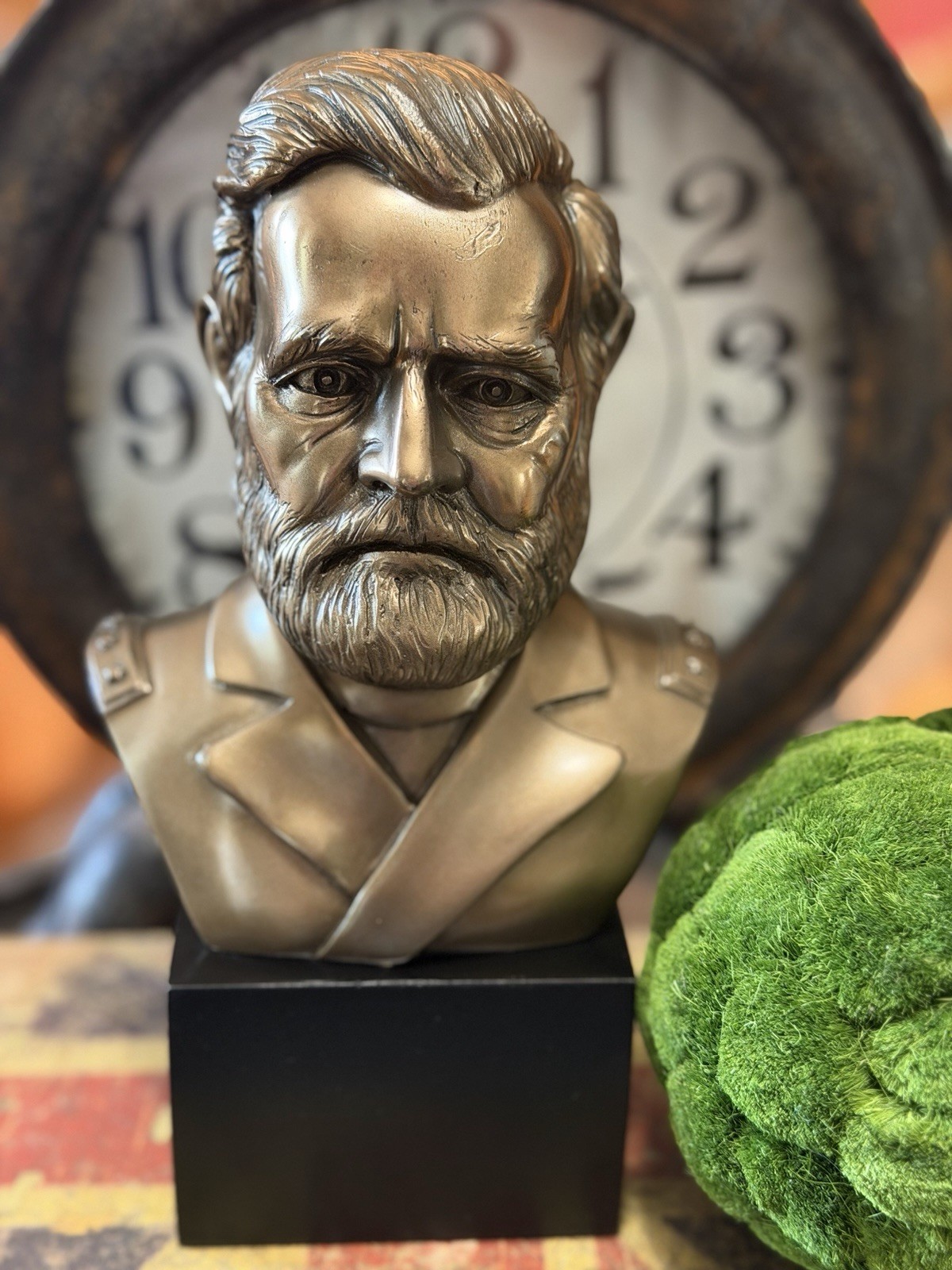 2017 Summit Collection Ulysses S. Grant Faux Bronze Bust 8.5&Prime; Arcadia, CA. USA