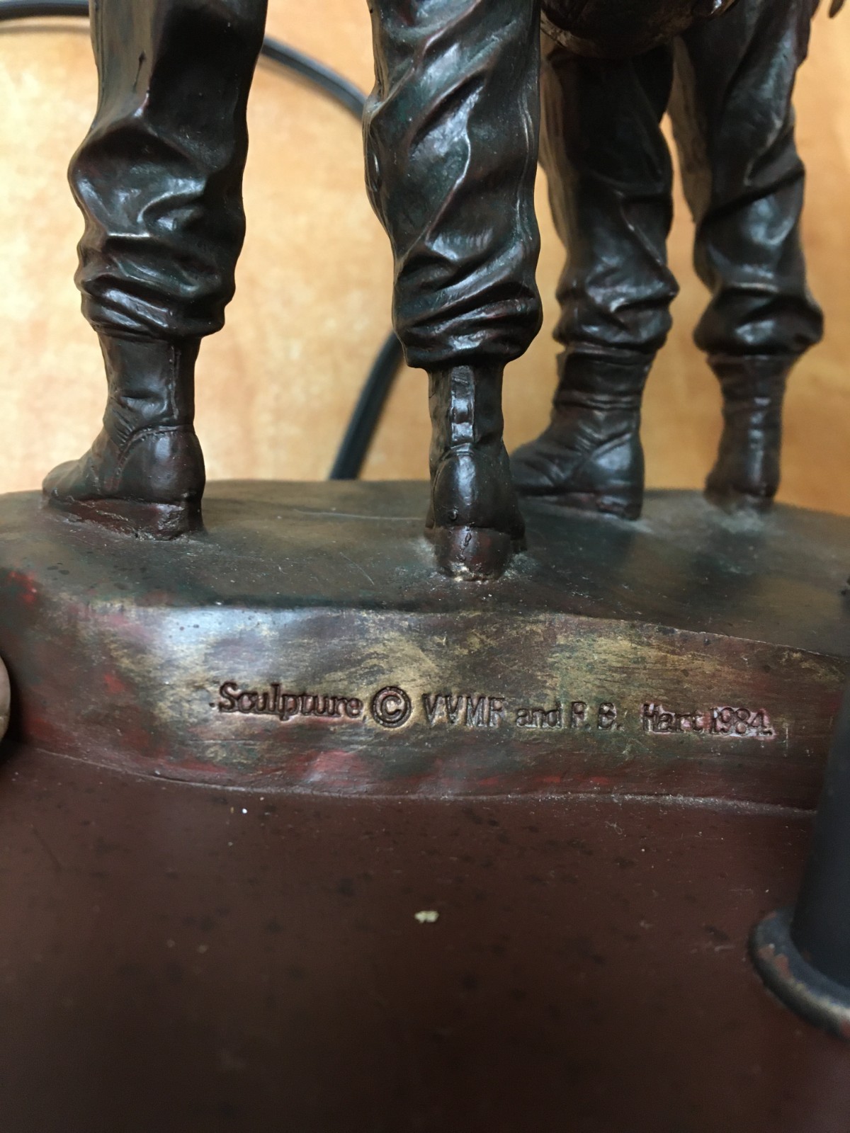 1984 Vietnam Veterans Memorial Fund Sculpture Three Servicemen Frederick E Hart