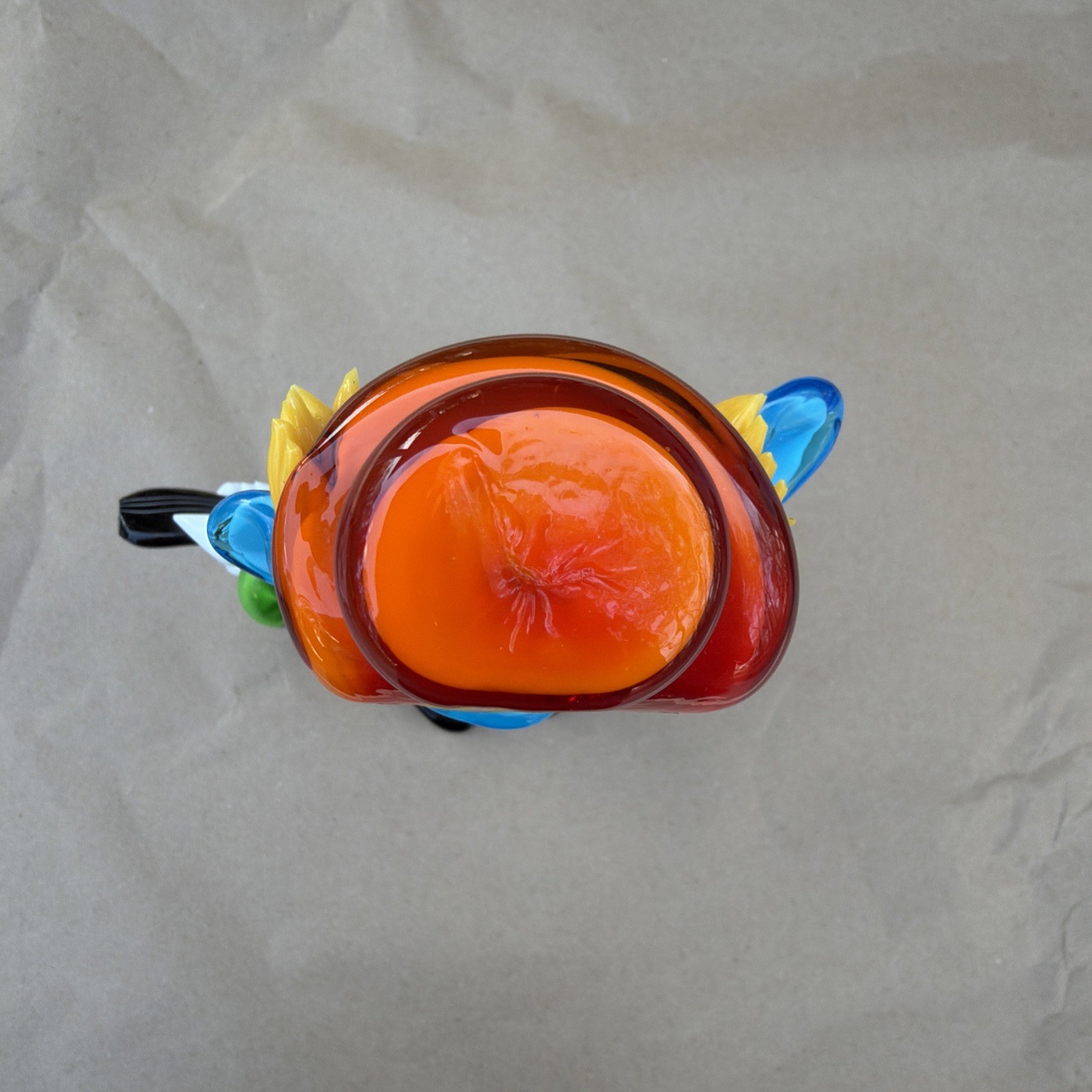XL Mid Century Murano Art Glass Clown • Hand Blown Italy 1960’s • Venetian Glass