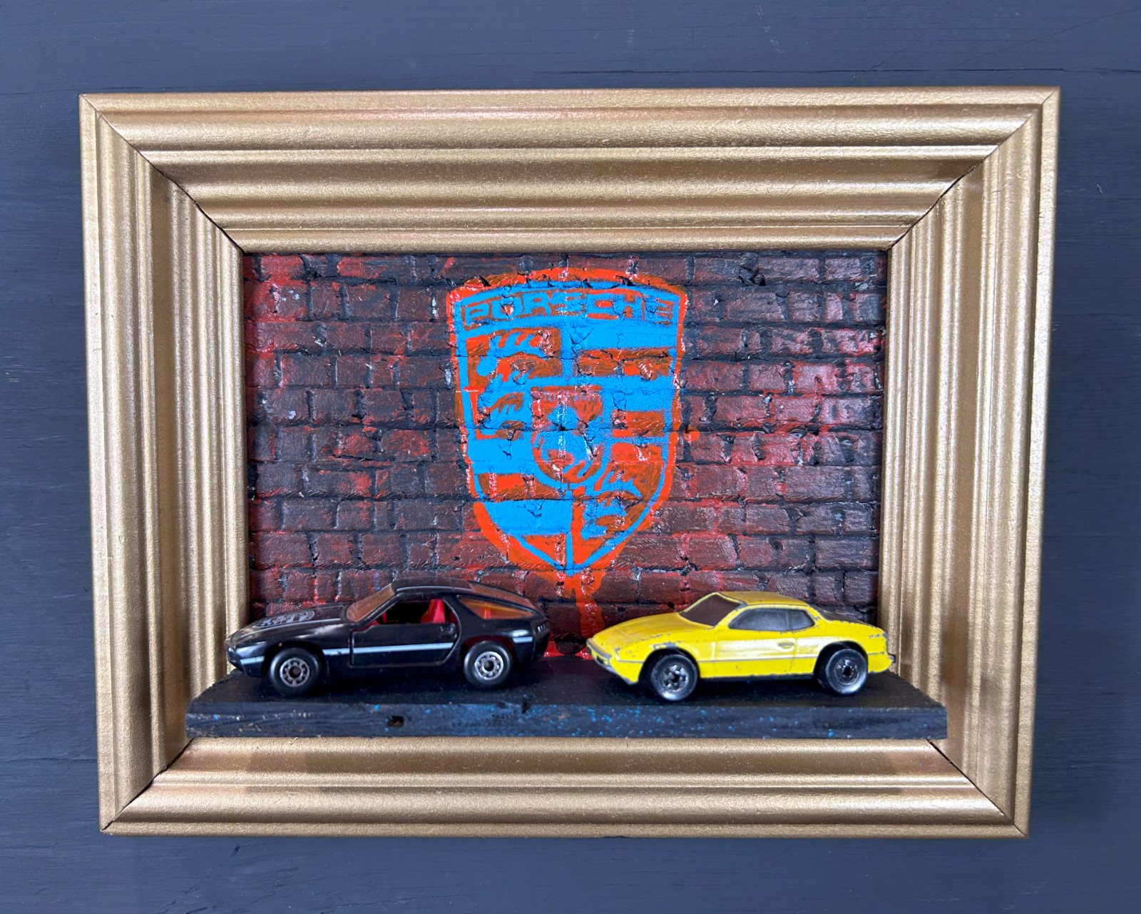 Porsche Hot Wheels parking. One of a kind piece for home or office.