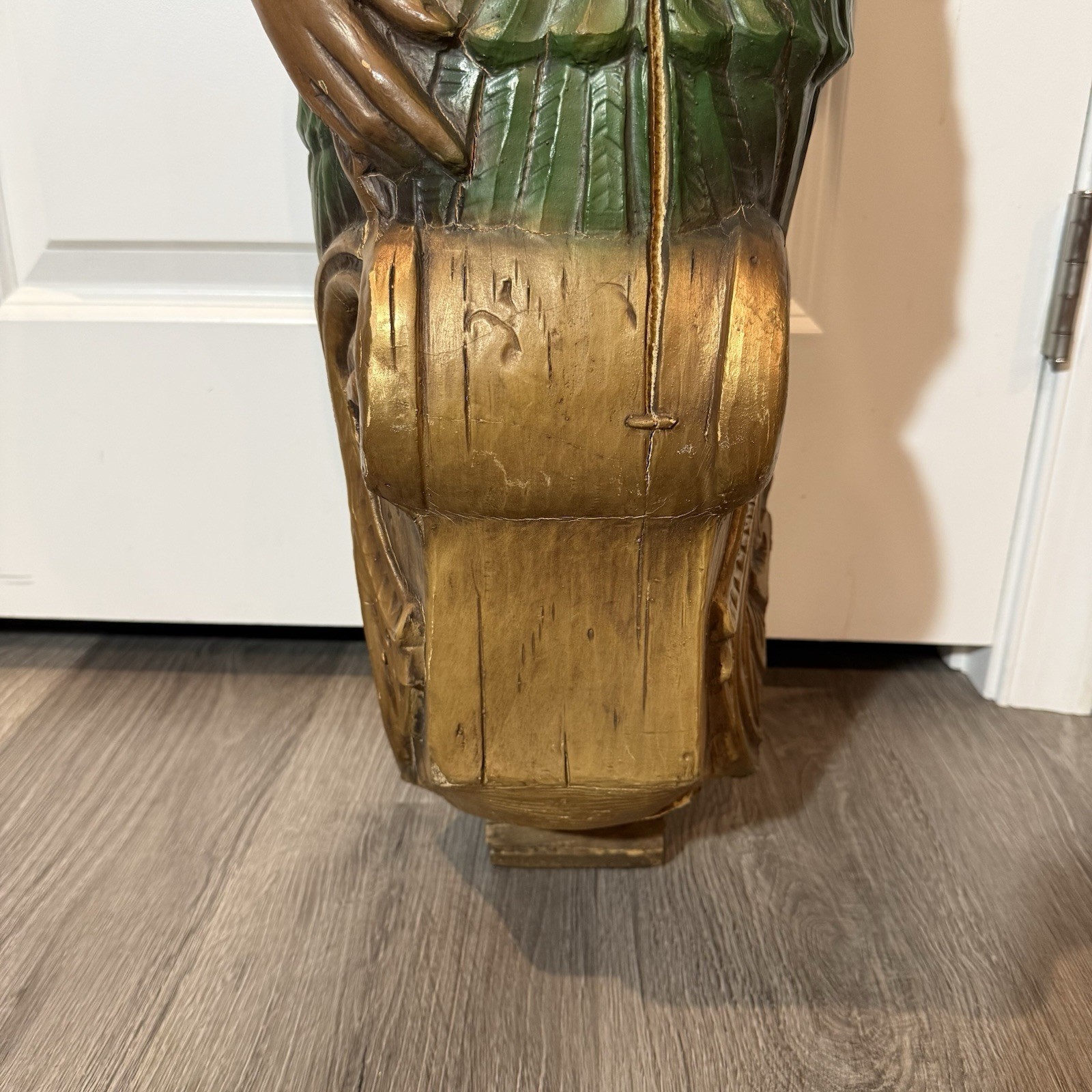 Vintage Alfco NY Polynesian Maiden Ship Figurehead Hawaiian Nautical Statue Bust