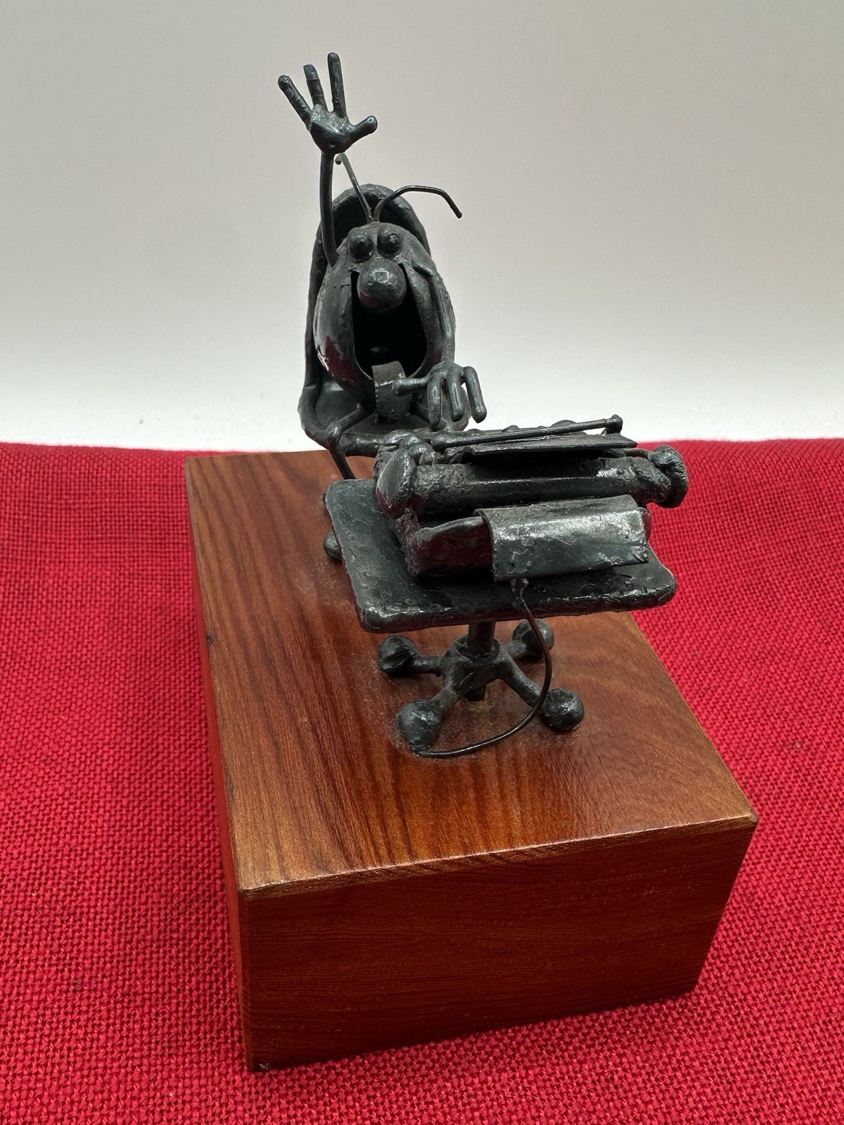 Greg Quayle Sand Flea Metal Sculpture 1983 Computer Bug Office Grass Valley, CA