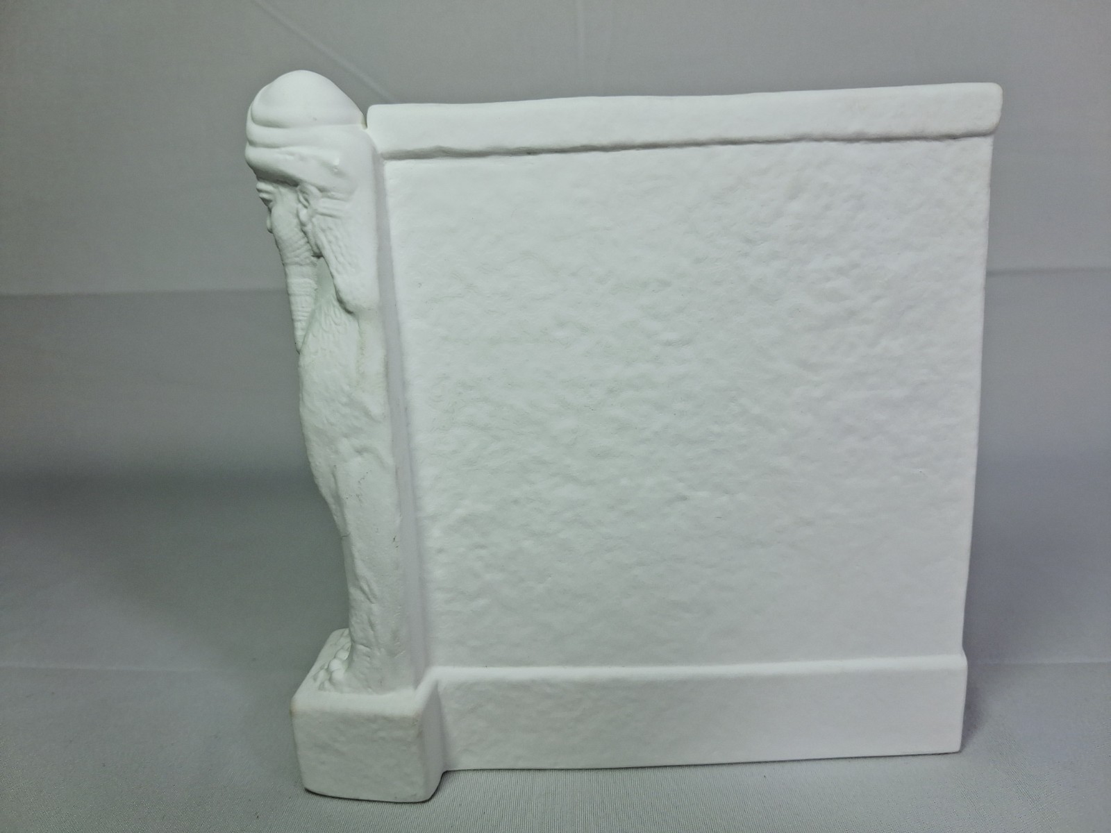 Lamassu Mesopotamia Mythological 3D Printed Statue Sculpture Pure White Nice