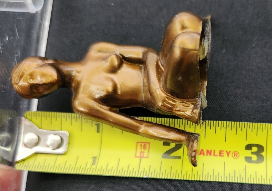 2.25&Prime; Plastic Replica of Bronze Statue Mermaid on Rocks Kobenhavn Copenhagen