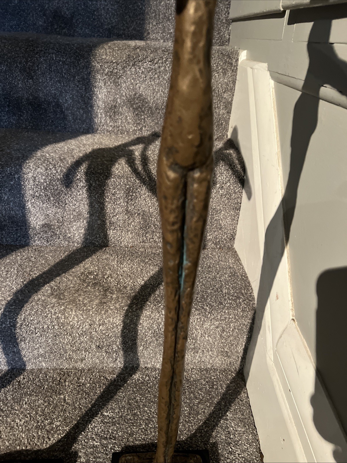 Resin Bronze Colored Skinny Sculpture See Hear Speak No Evil Phillips Collection