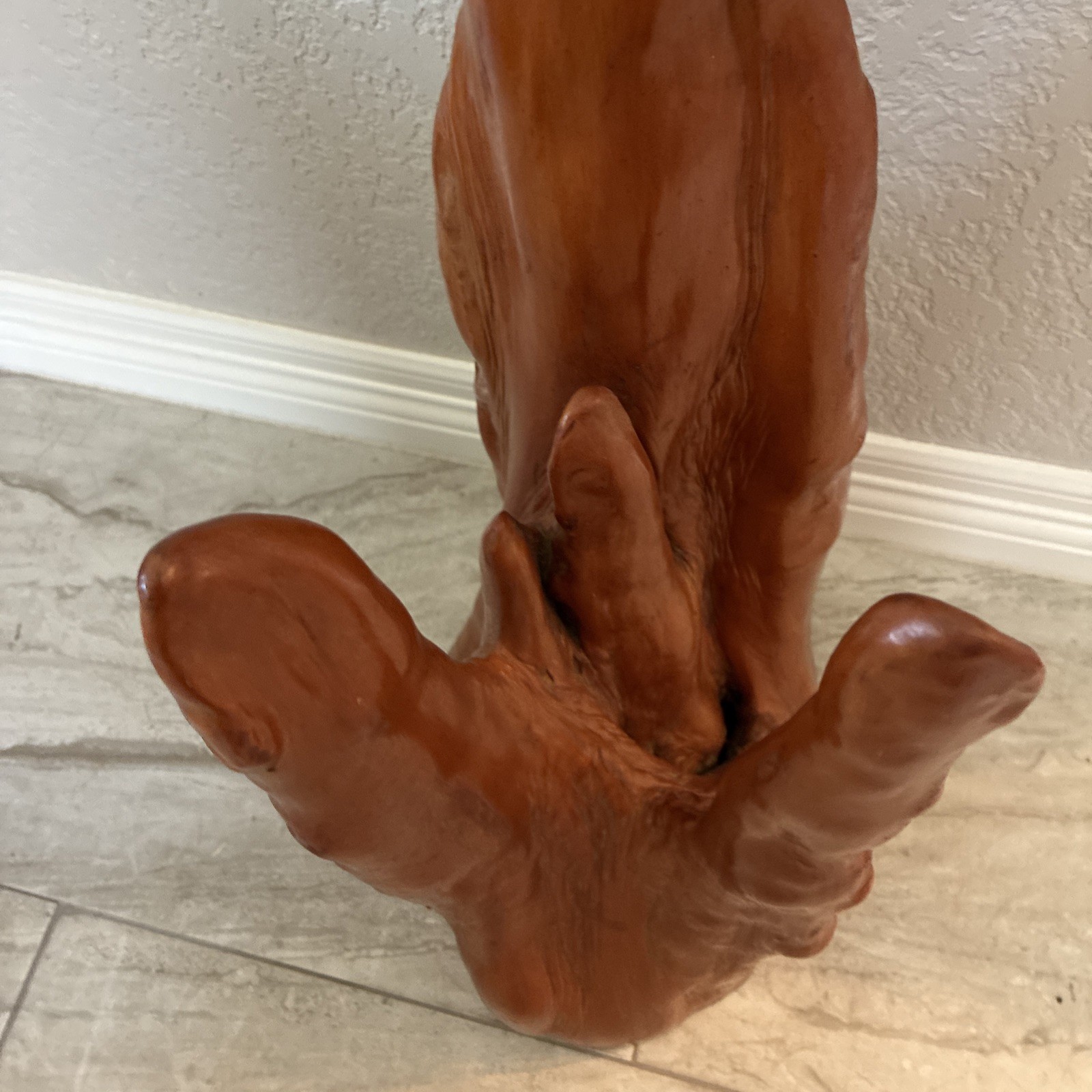 Vintage Cypress Knees Double Tree Root Natural Wood Art Sculpture 27” Retro MCM