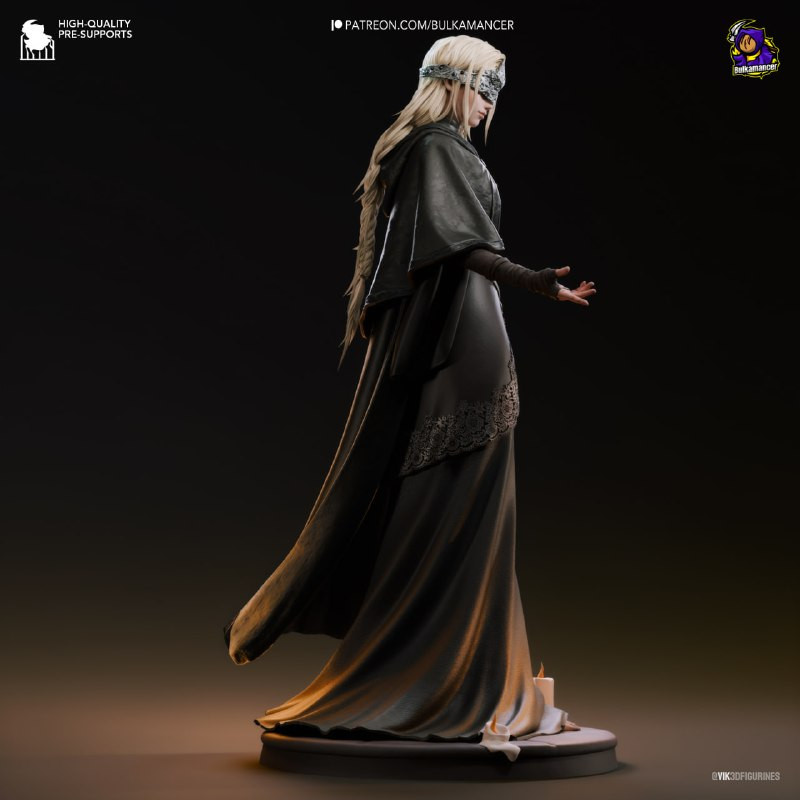 Fire Keeper, 235mm Resin Model Kit Painted 3d Printed GK Statue Figure