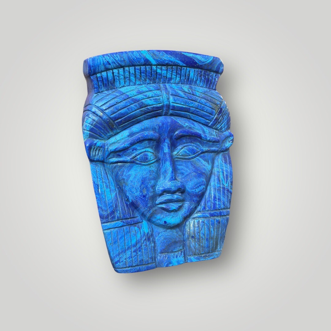 Hathor head Goddess statue Hathor mask Egyptian Goddess Artifact home decor