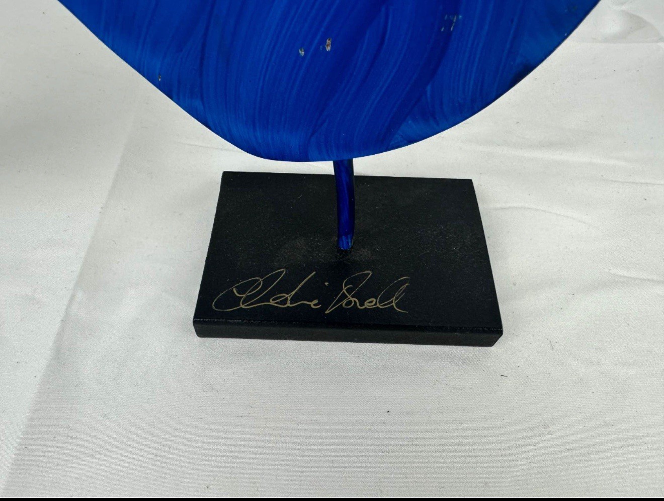 Collectible Claudine Buell Signed Steel Metal Art Sculpture B16