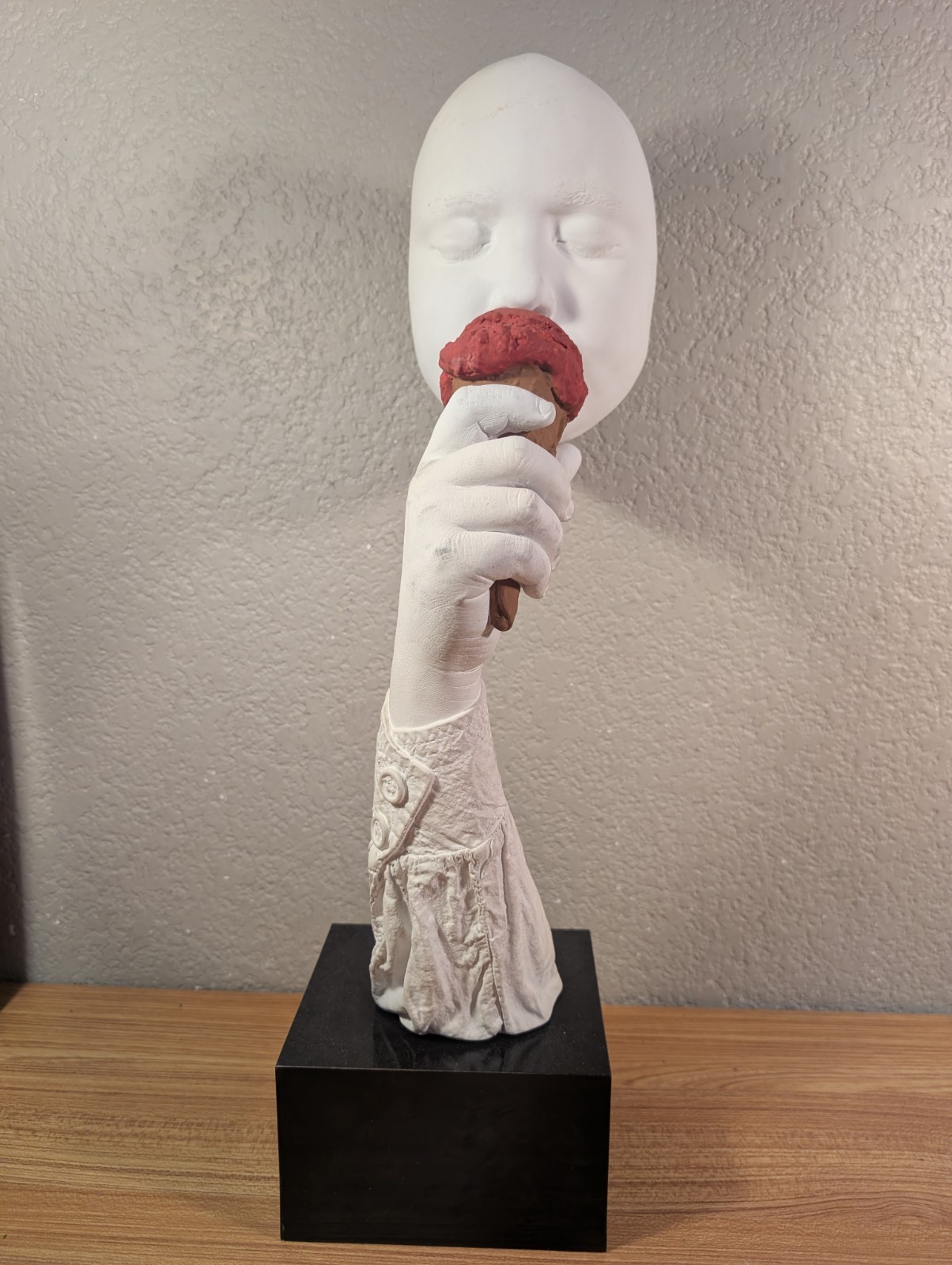 Vintage John Cutrone Art Sculpture Statue Austin Production « ICE CREAM » 20.5&Prime;