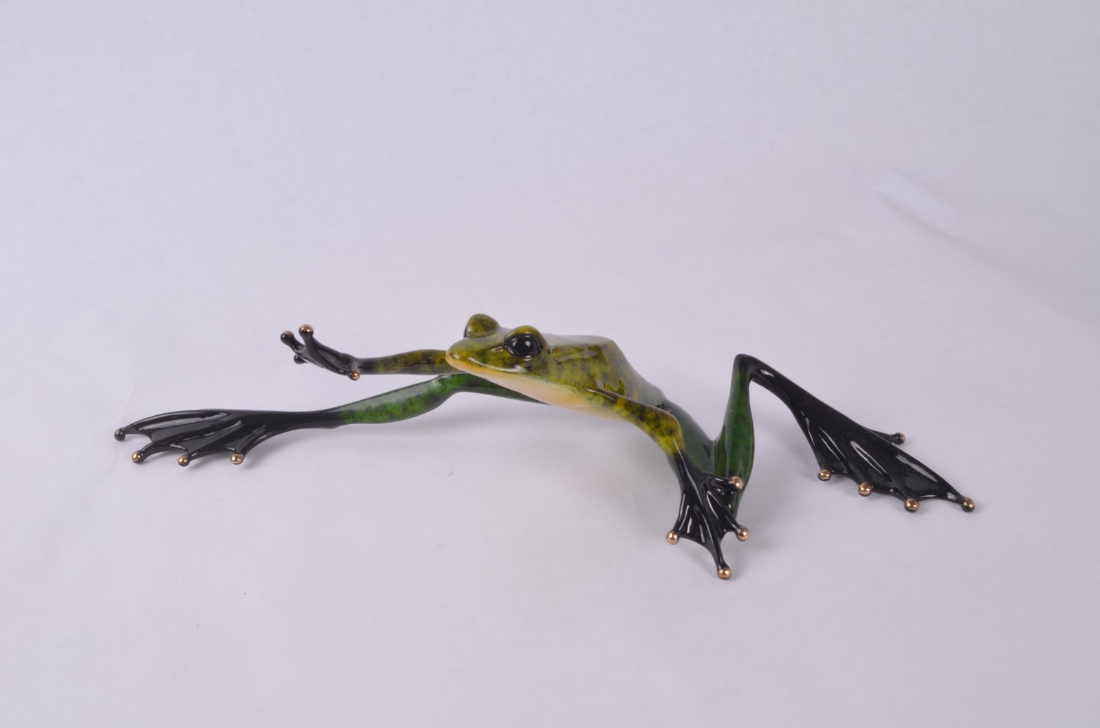 Tim Cotterill Frogman « Steppin Out » AP S/N RARE Euro Green Bronze Frog