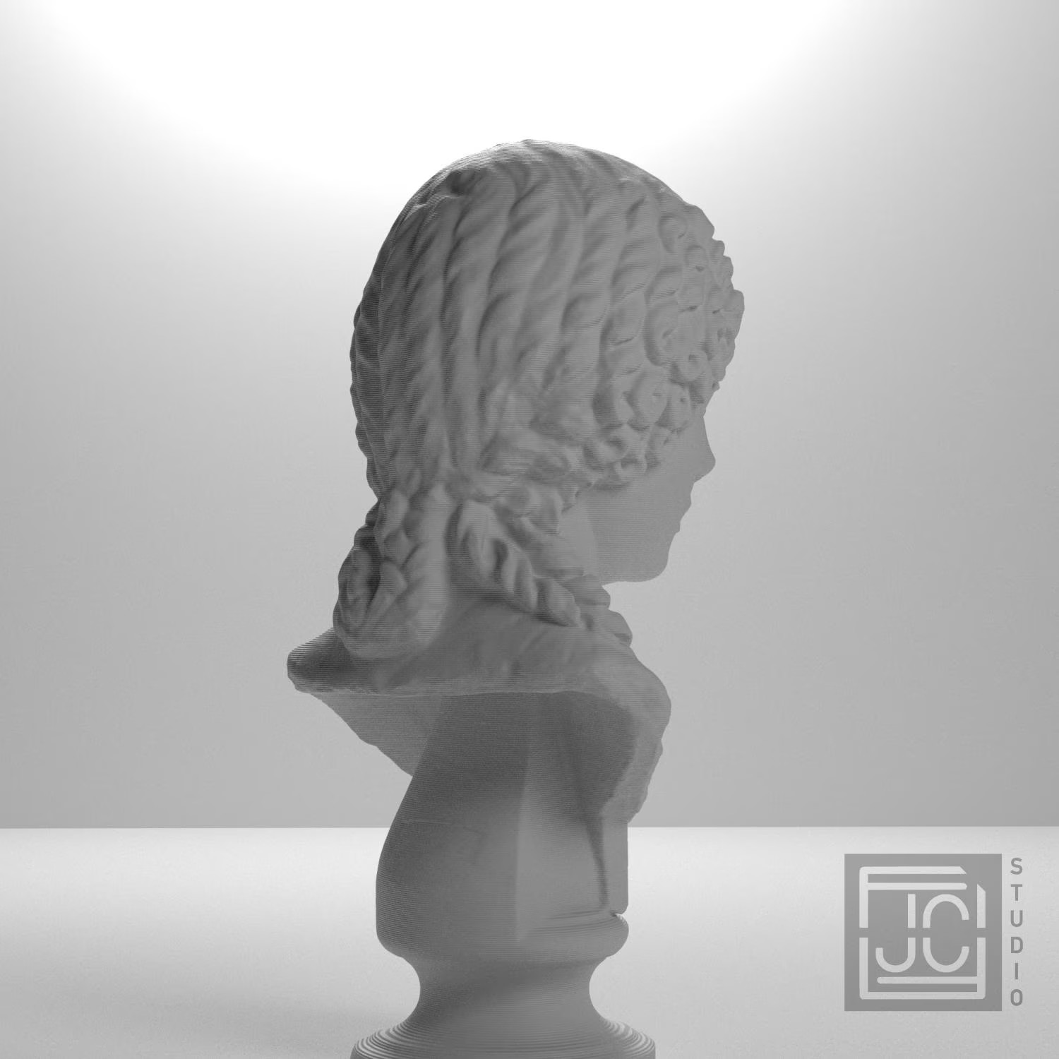Portrait of a girl Minatia Polla Collectible Bust Statue – 5, 9, 12 Inch