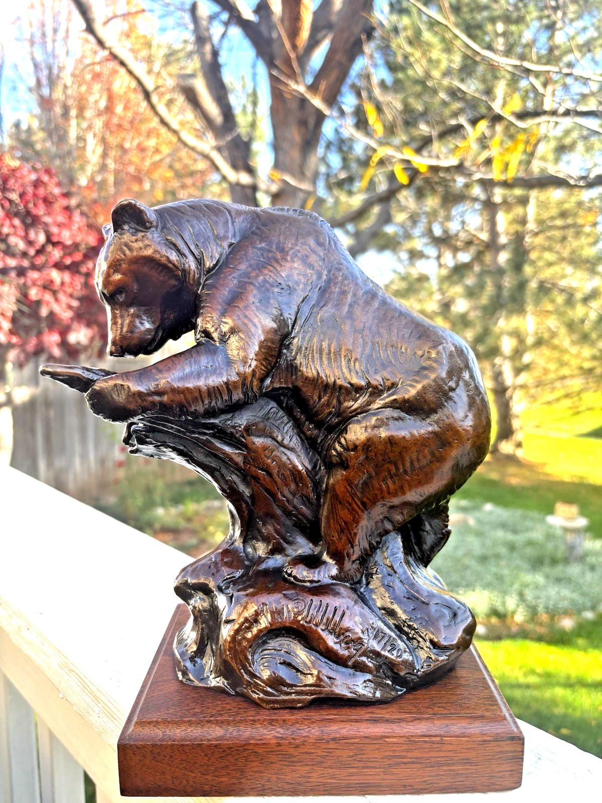 Kent Ullberg Bronze Sculpture Huntting Bear 17/20