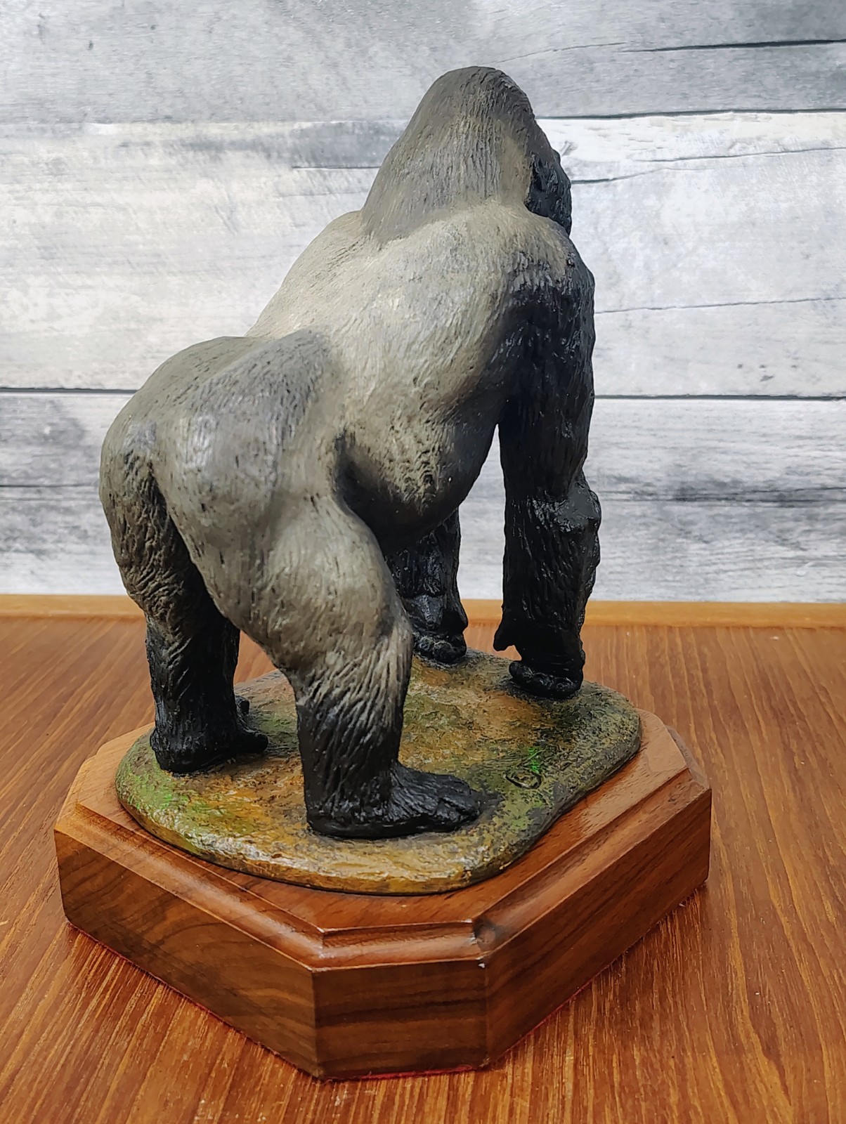 Vintage Francis W Eustis Signed Resin Gorilla Animal Sculpture Statue #13 of 200
