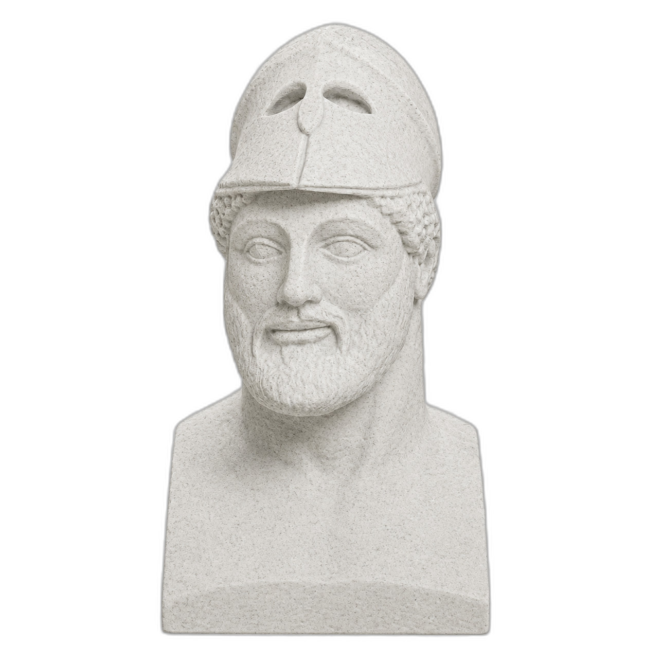 Warrior with Helmet Miltiades Collectible Bust Statue – 5, 9, 12 Inch