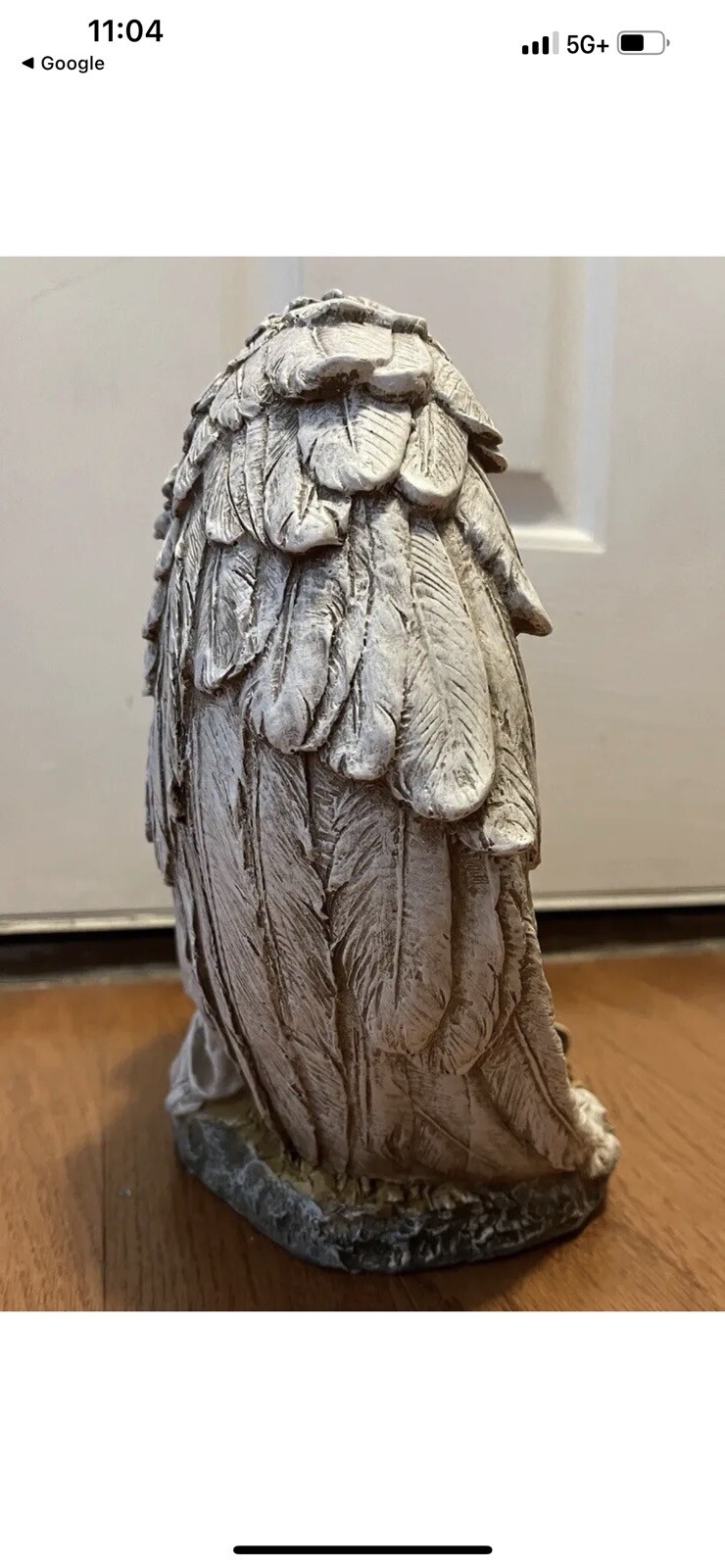 Napco Guardian Angel with Holy Family Christmas Decoration 11×11