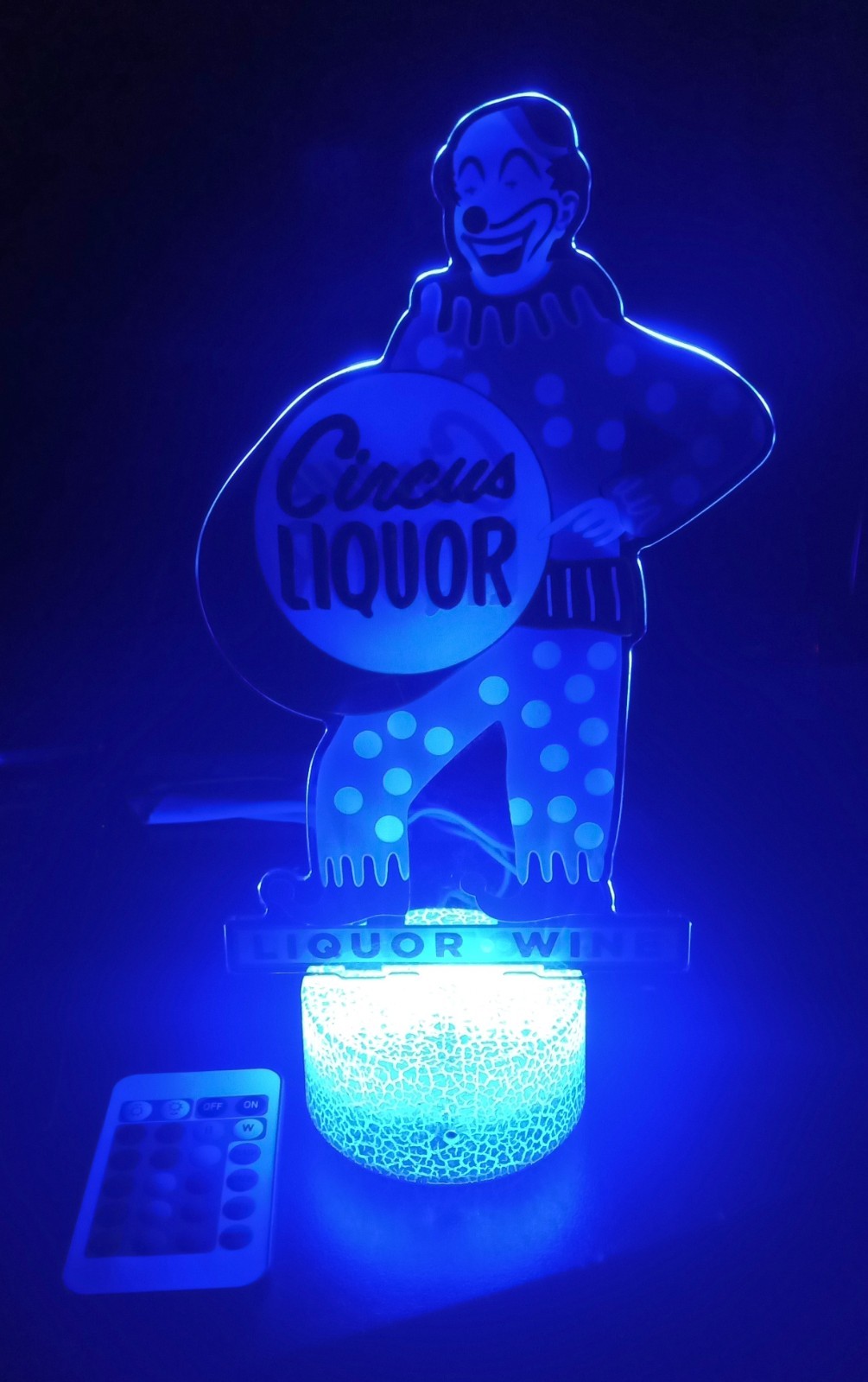 Circus Liquor acrylic standee collectible