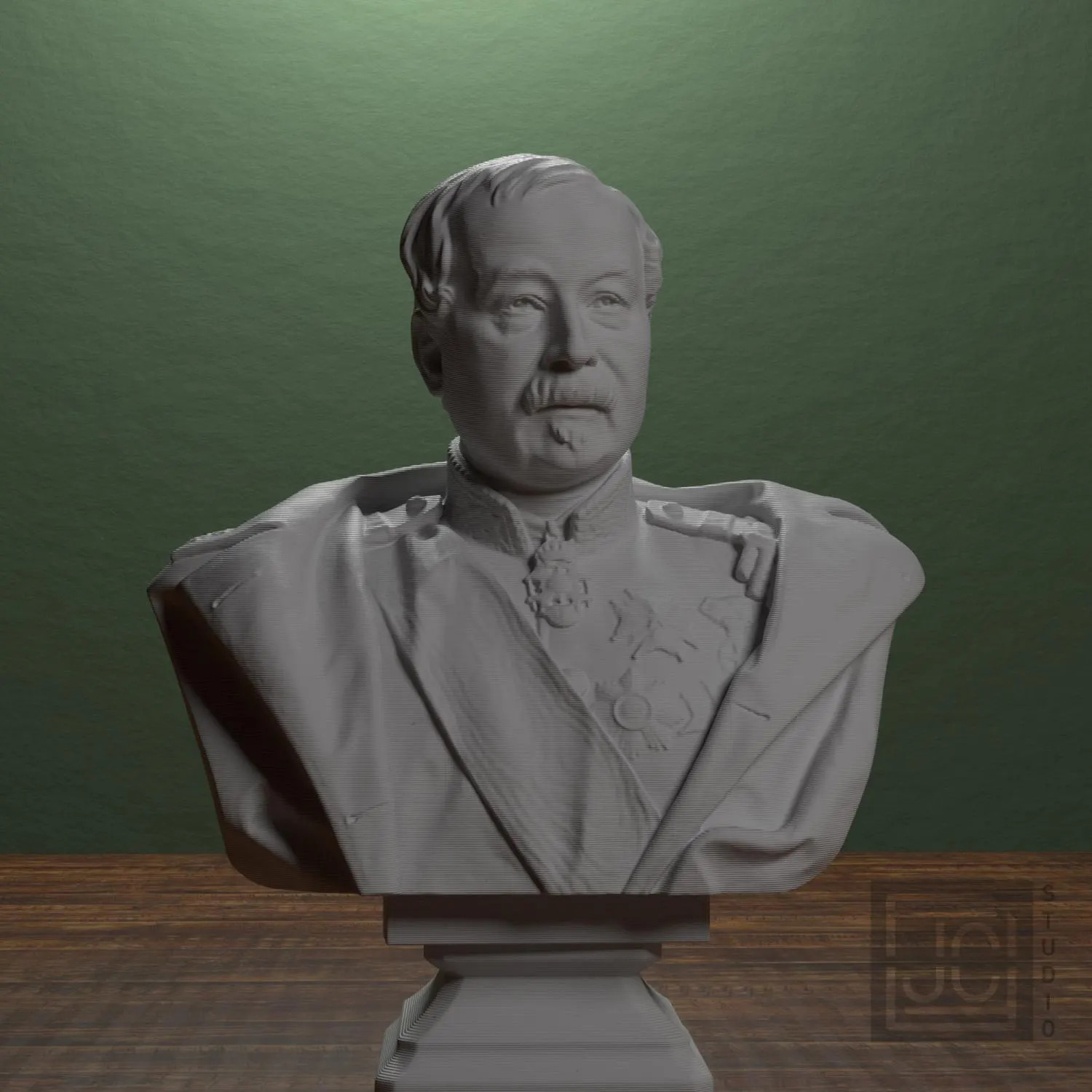 Major General Johan af Kleen Collectible Bust Statue – 5, 9, 12 Inch