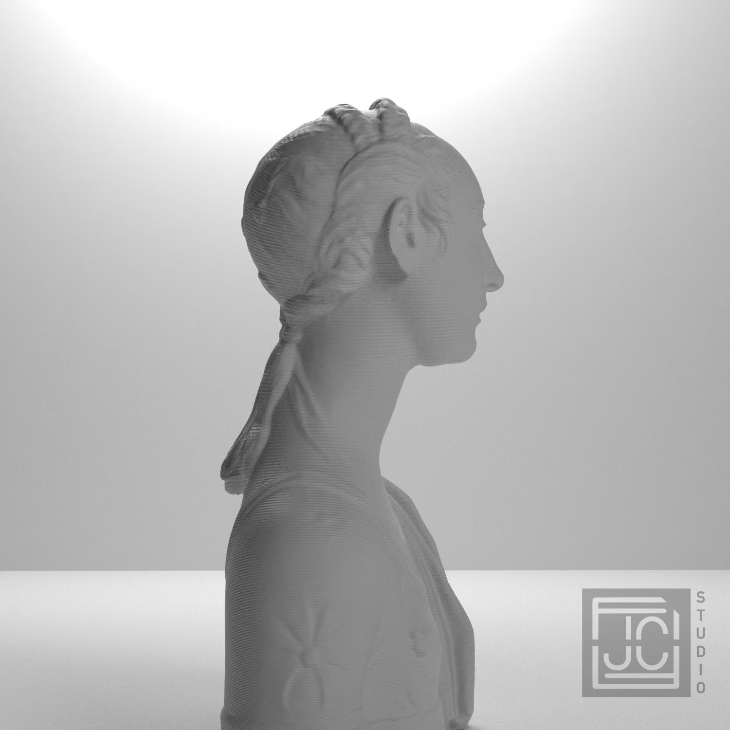 Portrait of a young girl Collectible Bust Statue – 5, 9, 12 Inch