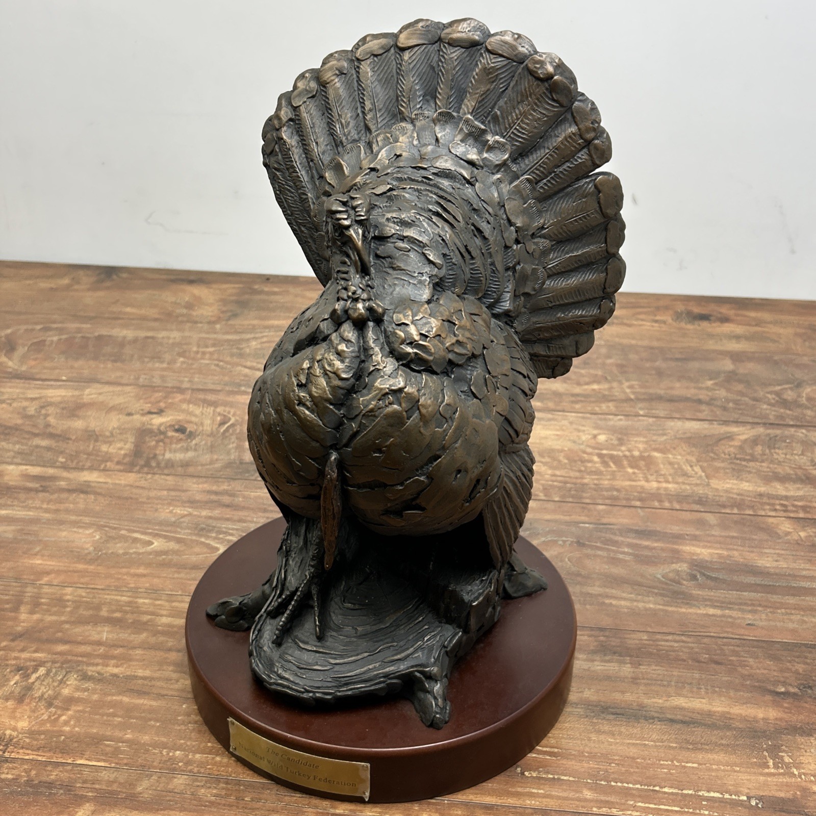 NWTF “ The Candidate “ RESIN BRONZE COLOR CASTING of 1500. RARE & HARD TO FIND.
