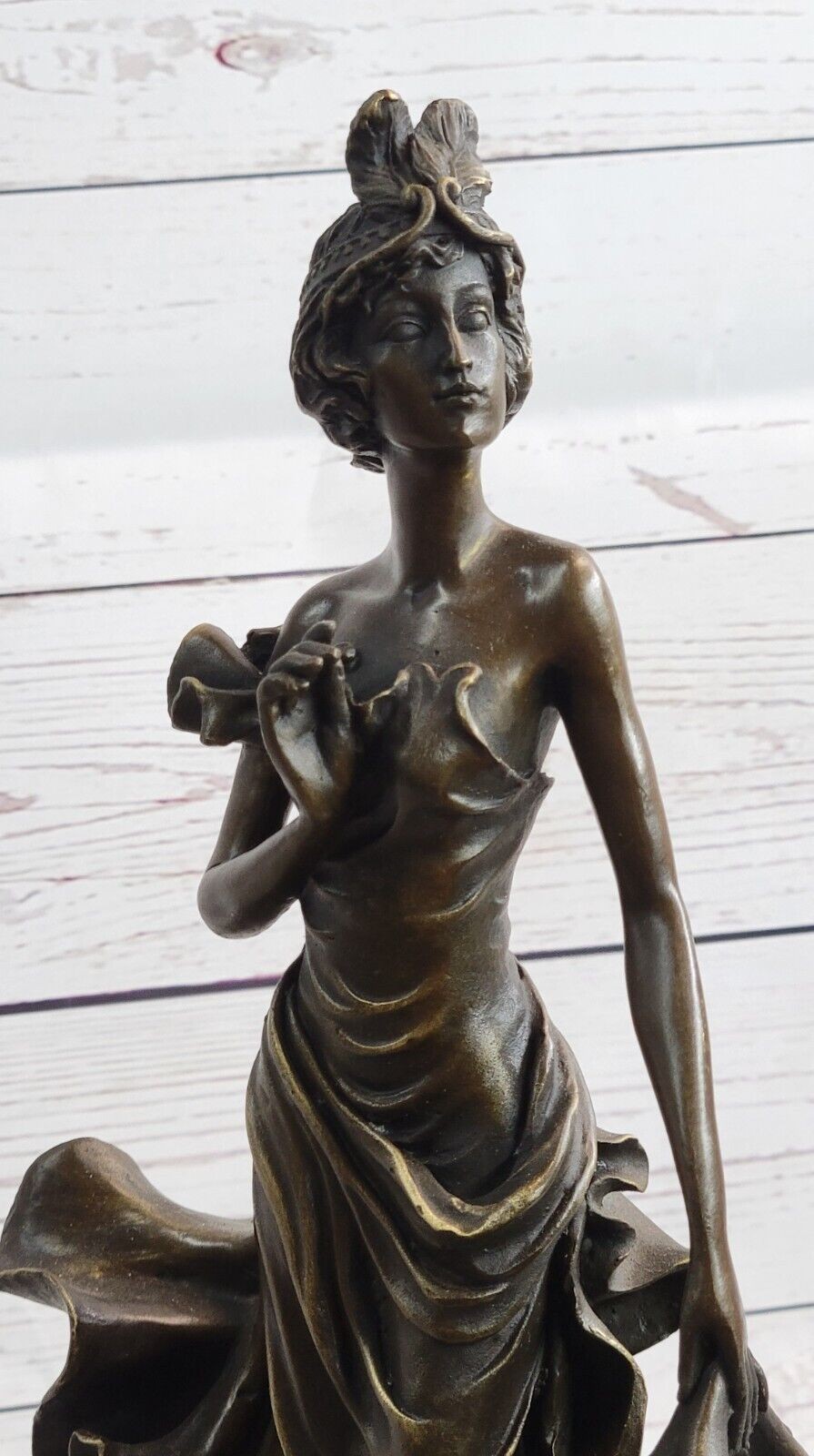 Original Artwork 1920&rsquo;s Flapper Girl Dancer Bronze Fashion Model Sculpture Sale