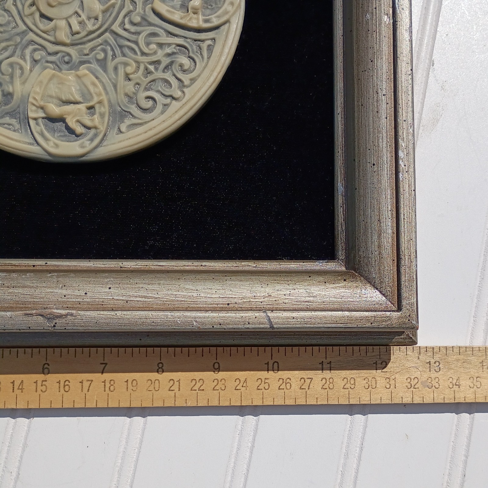 Celtic Horse Wall Art Framed Shadow Box Irish Knotwork Medallion Equestrian Vtg