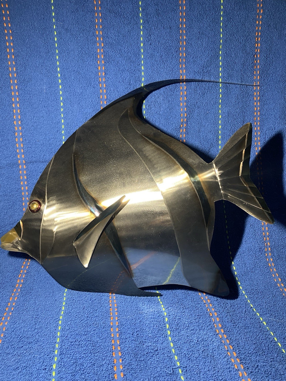 Wall Art – Copper Art Metal Fish Signed By Maker