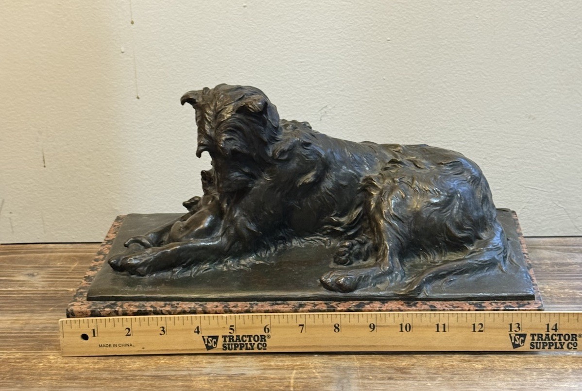 Charles Paillet (1871-1937) H Picard French Bronze Sculpture Stamped Cire Perdue