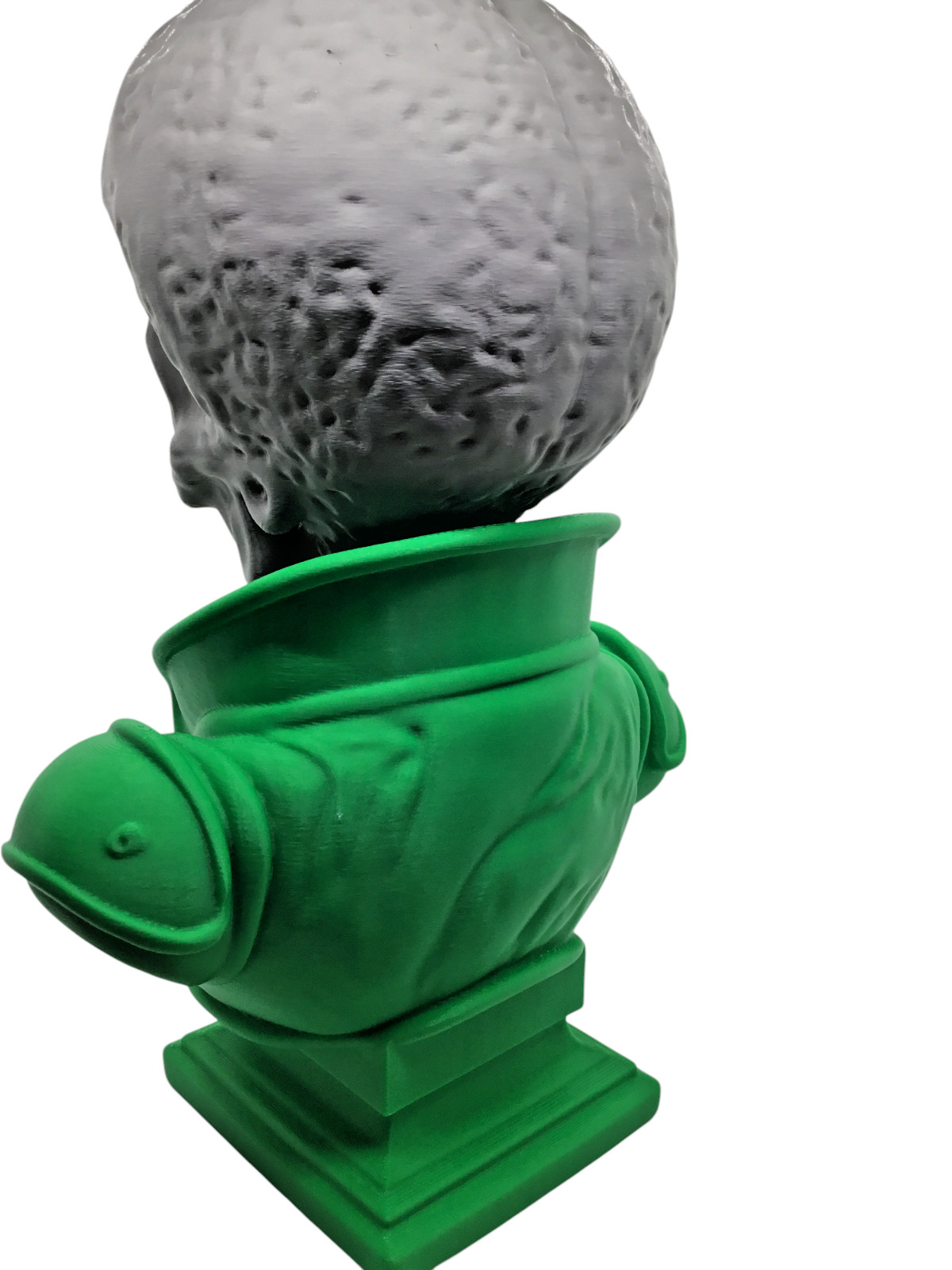 Large 12&Prime; Detailed Mars Attacks Alien Martian Sculpture Head Sci-Fi Décor Statue