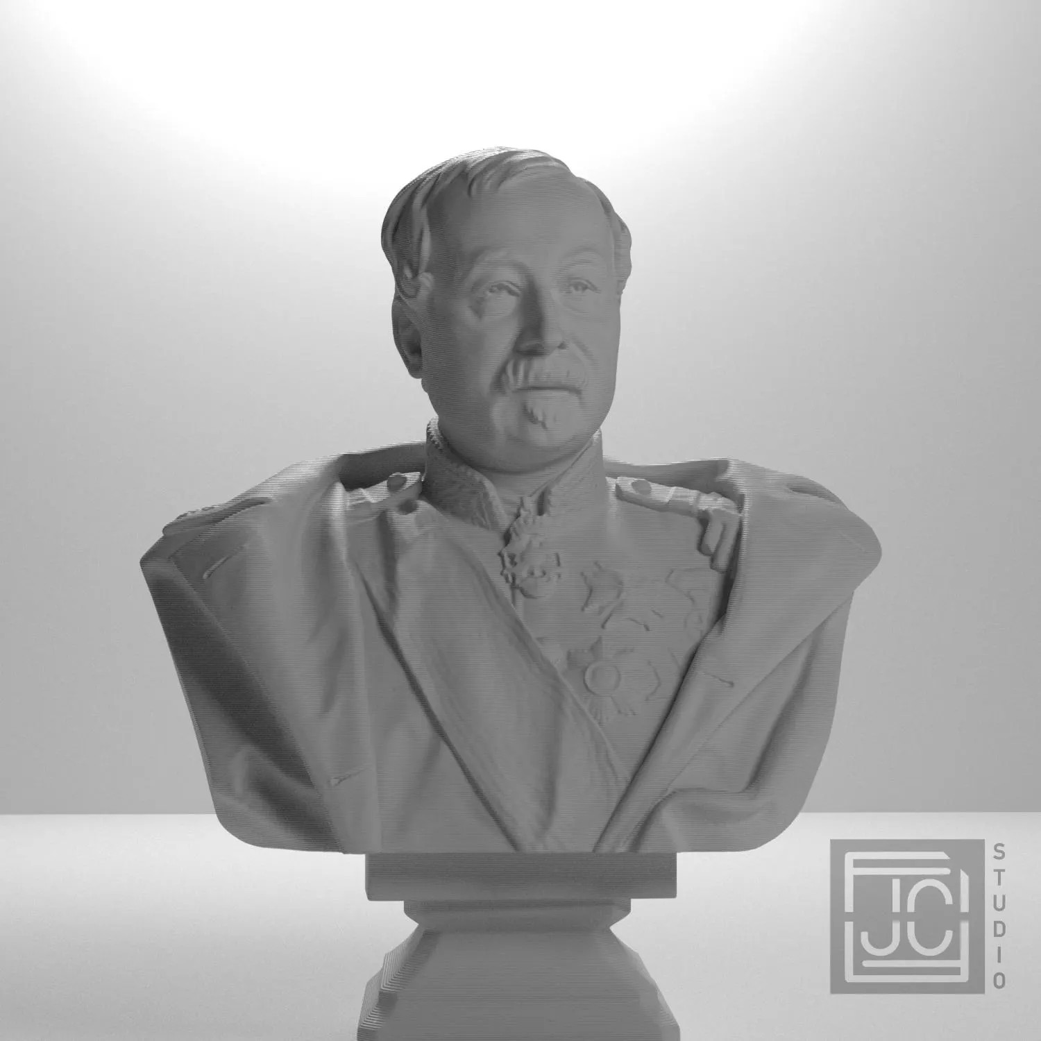 Major General Johan af Kleen Collectible Bust Statue – 5, 9, 12 Inch