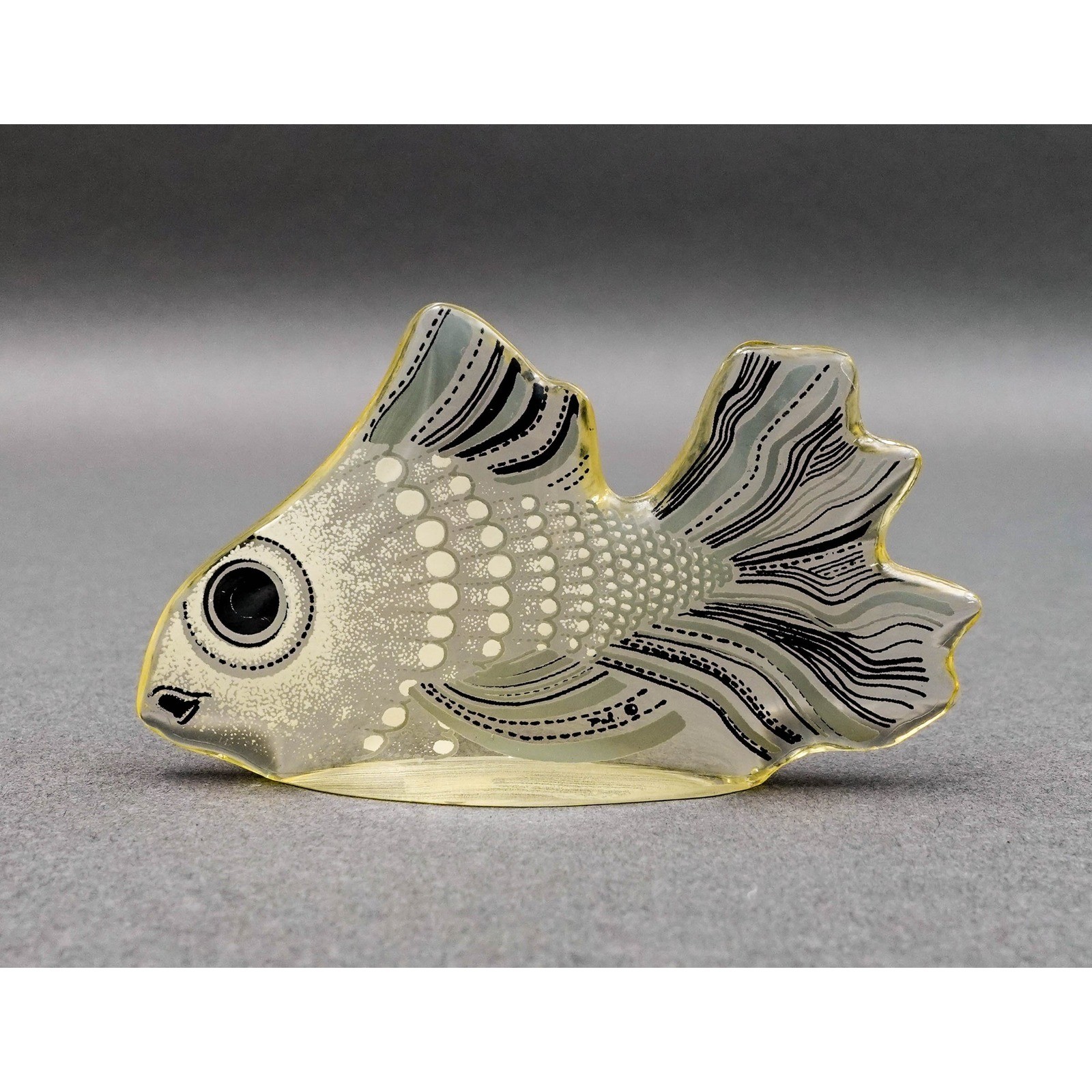 Abraham Palatnik Brazil Vintage Lucite Acrylic Op Art Fish Sculpture