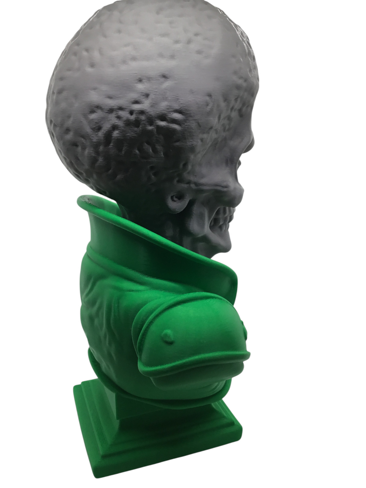 Large 12&Prime; Detailed Mars Attacks Alien Martian Sculpture Head Sci-Fi Décor Statue