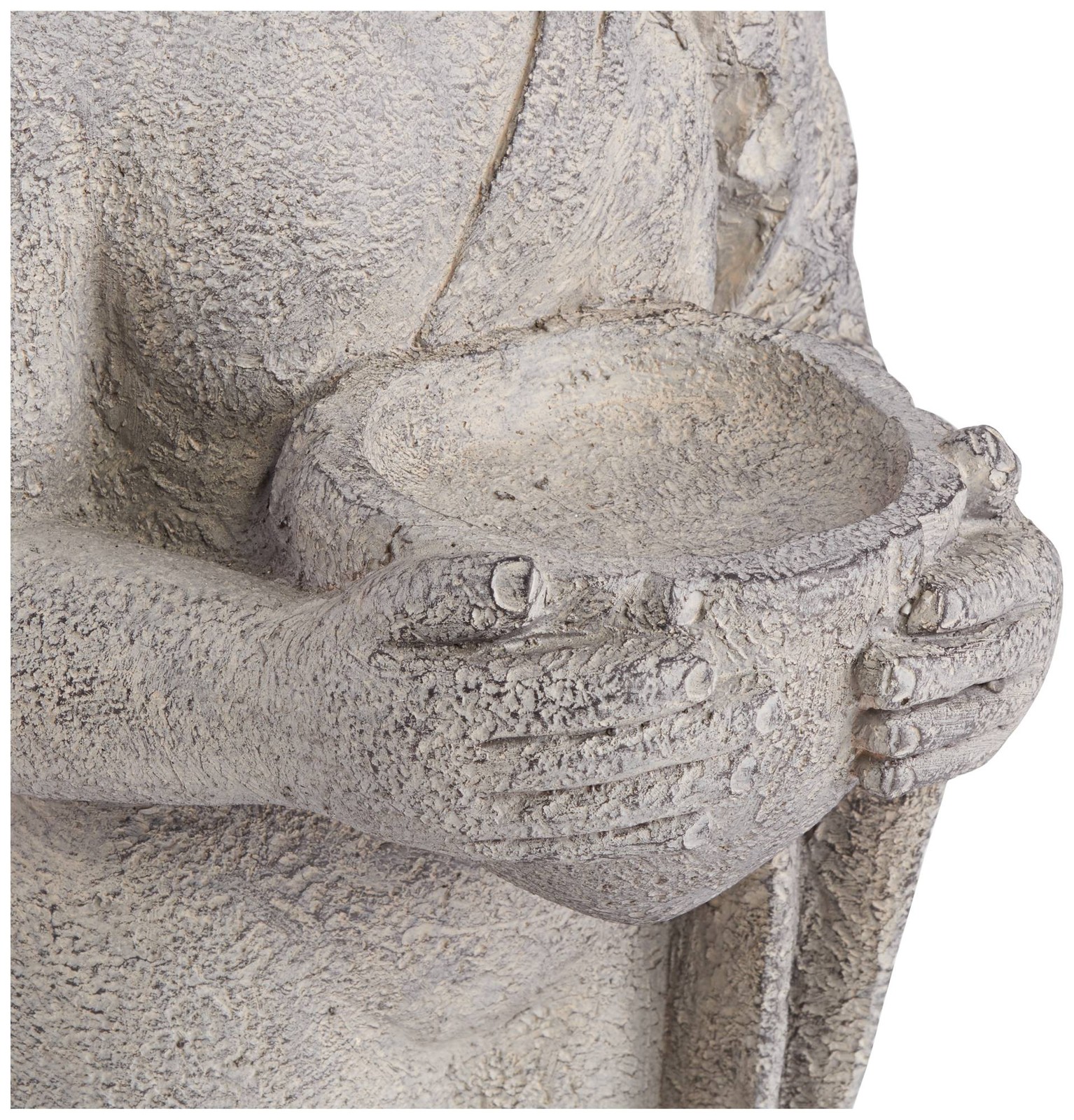 Asian Outdoor Statue 32&Prime; Standing Buddha Yard Garden Patio Deck Home Entryway