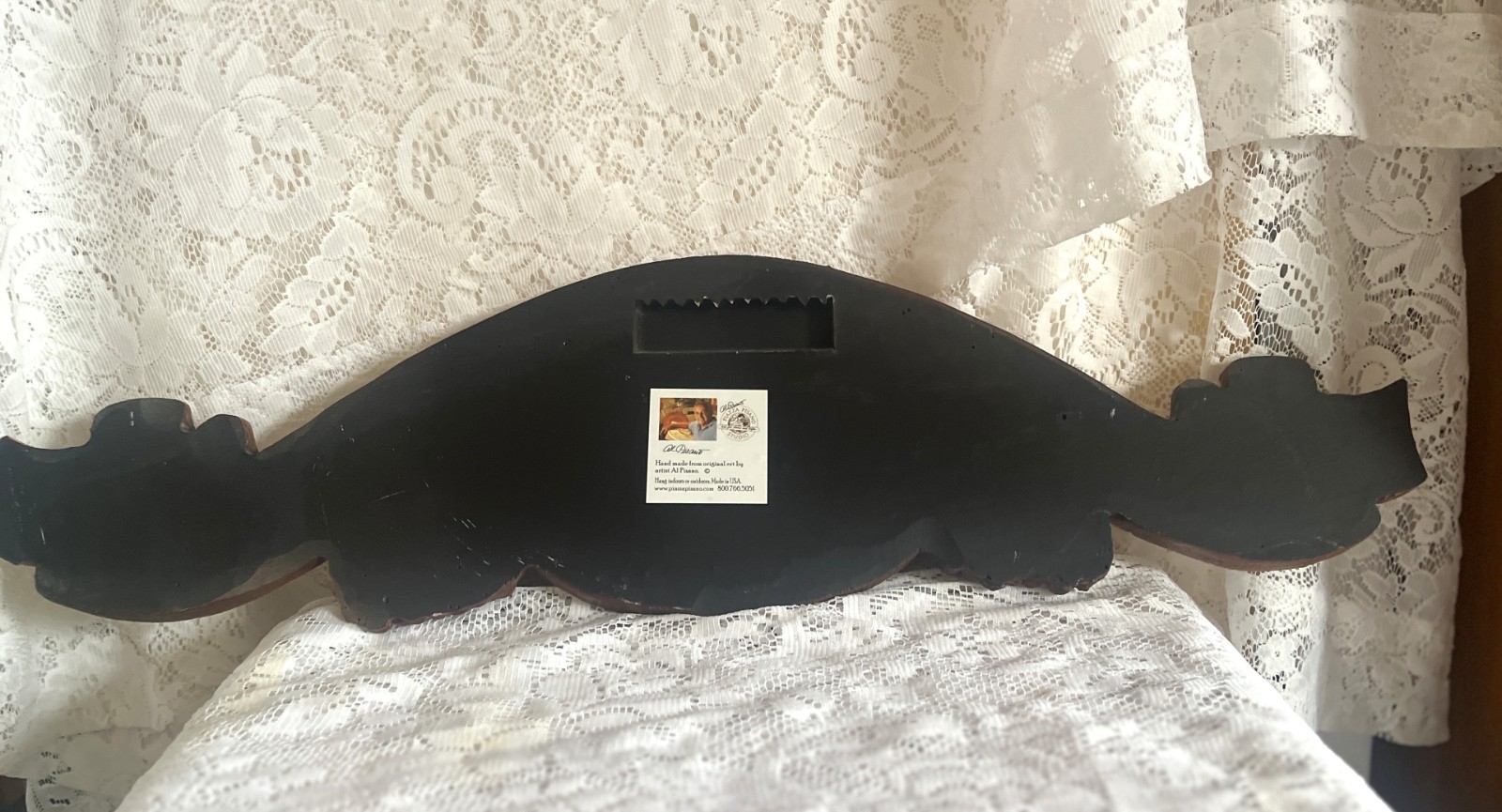 VINTAGE GORGEOUS RESIN CARVED -ARTIST SIGNED: AL PISANO