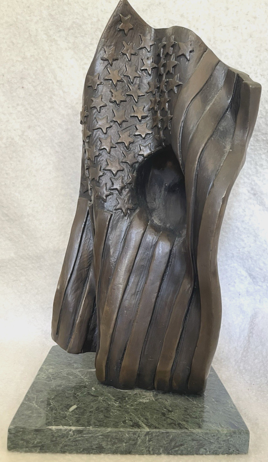 Vintage Magnus « Spirit of America » RARE Bronze Sculpture. 14&Prime; tall, 18 lbs.