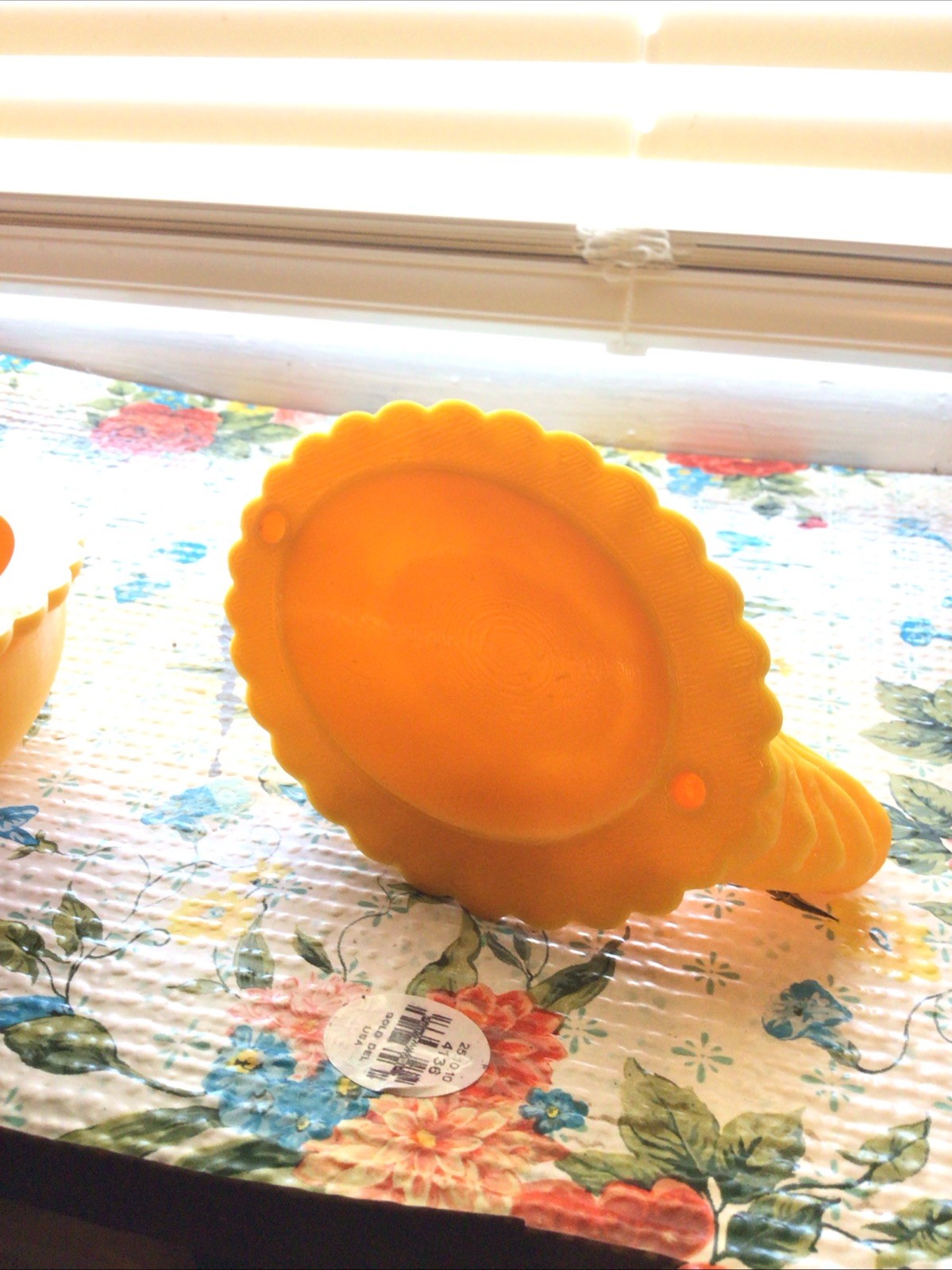 Yellow PLA Chicken Crock FDM 3D Printed 4.5”