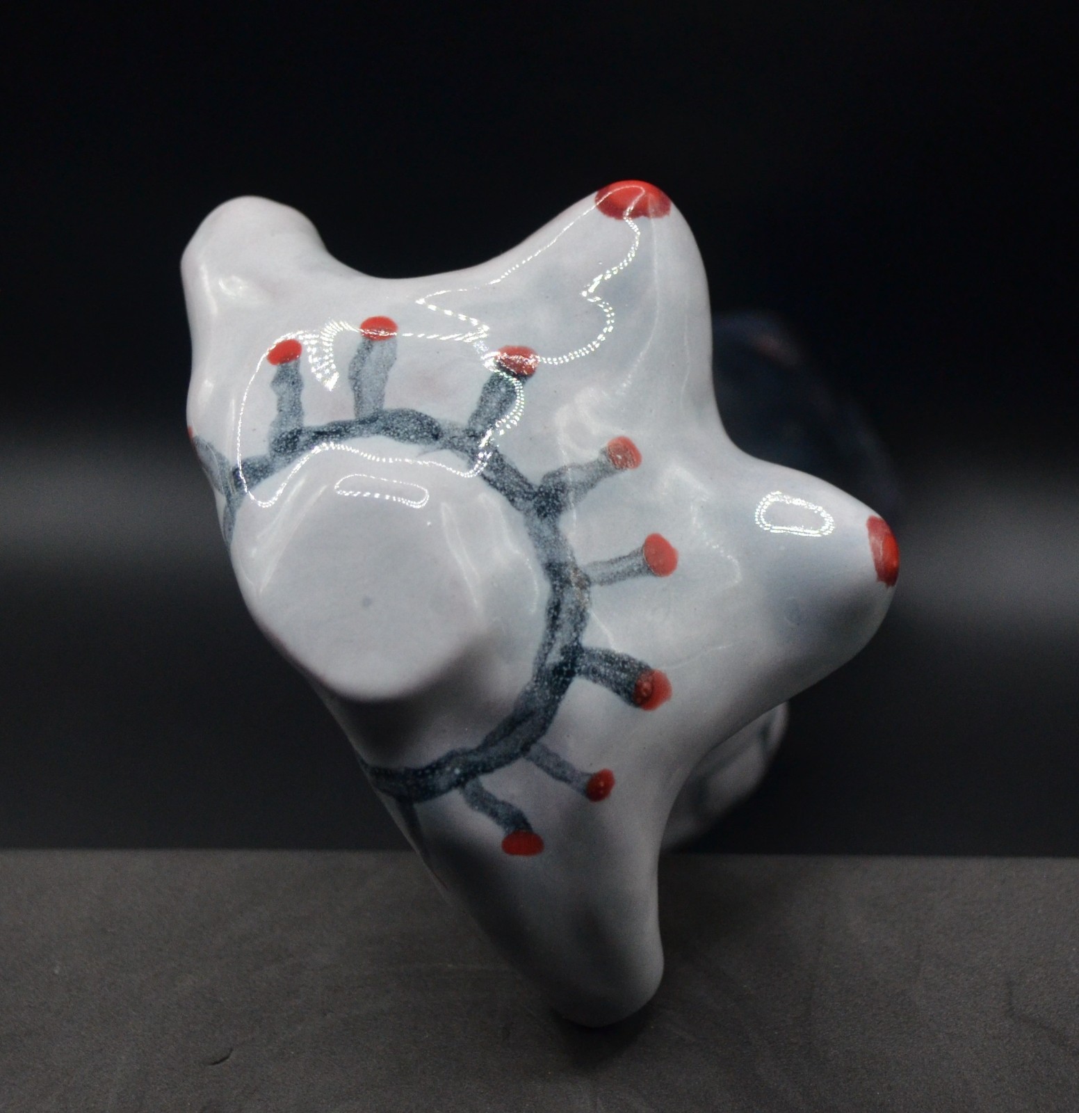 « Sumerian Goddess » – Expensive Sensual Clay Sculpture. Hand made & glazed.