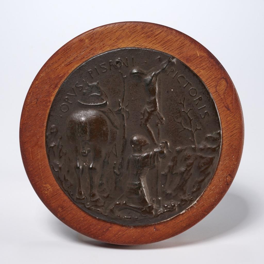Cast Novellus Domenico Malatesta by Vittore Pisano Repro Medal Medallion 3.25&Prime;w