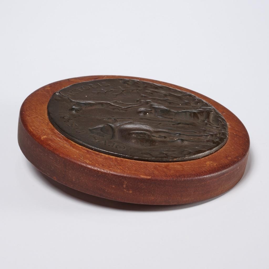 Cast Novellus Domenico Malatesta by Vittore Pisano Repro Medal Medallion 3.25&Prime;w