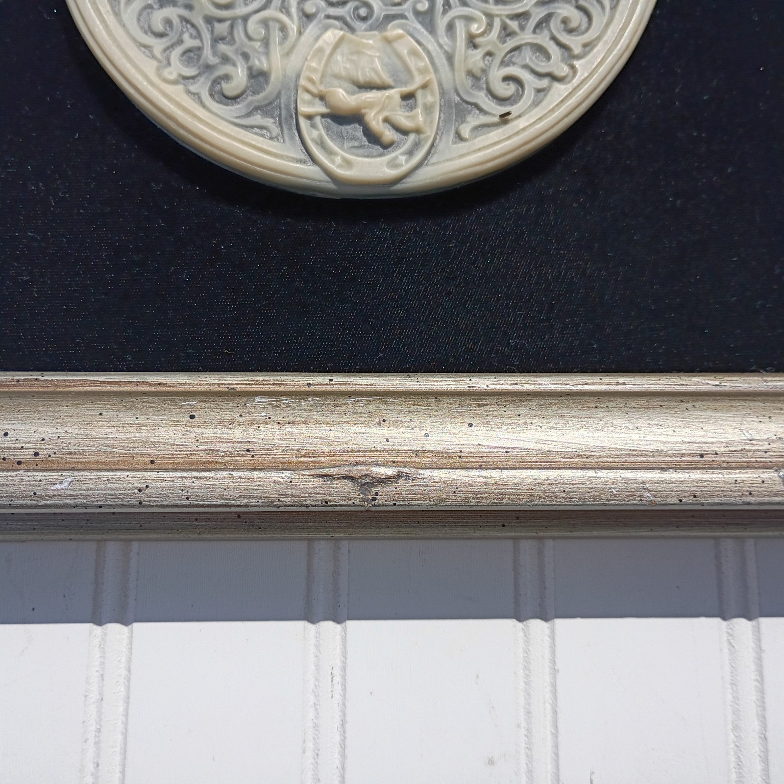 Celtic Horse Wall Art Framed Shadow Box Irish Knotwork Medallion Equestrian Vtg