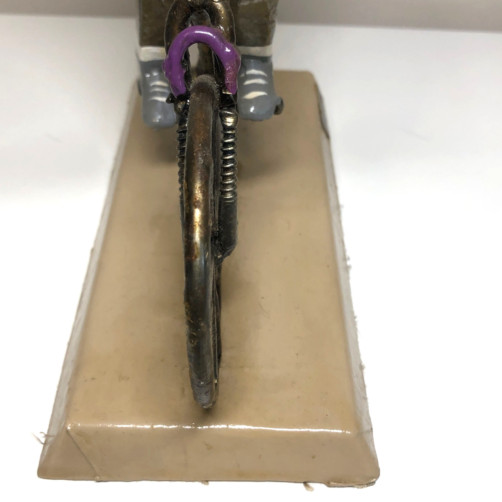 Vintage Manuel Felguérez Metal Art Sculpture Cyclist Bold Color 1960&rsquo;s Abstract