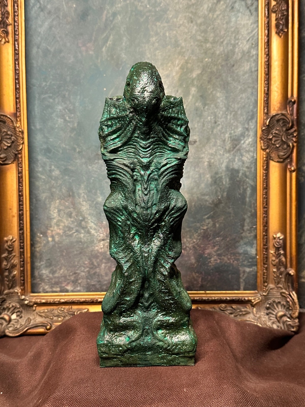 Dagon Elnva, Original Dagon Statue, Dark Fantasy Art, Lovecraft, elder god