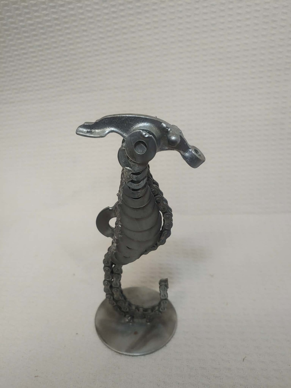 seahorse steel welded art unique