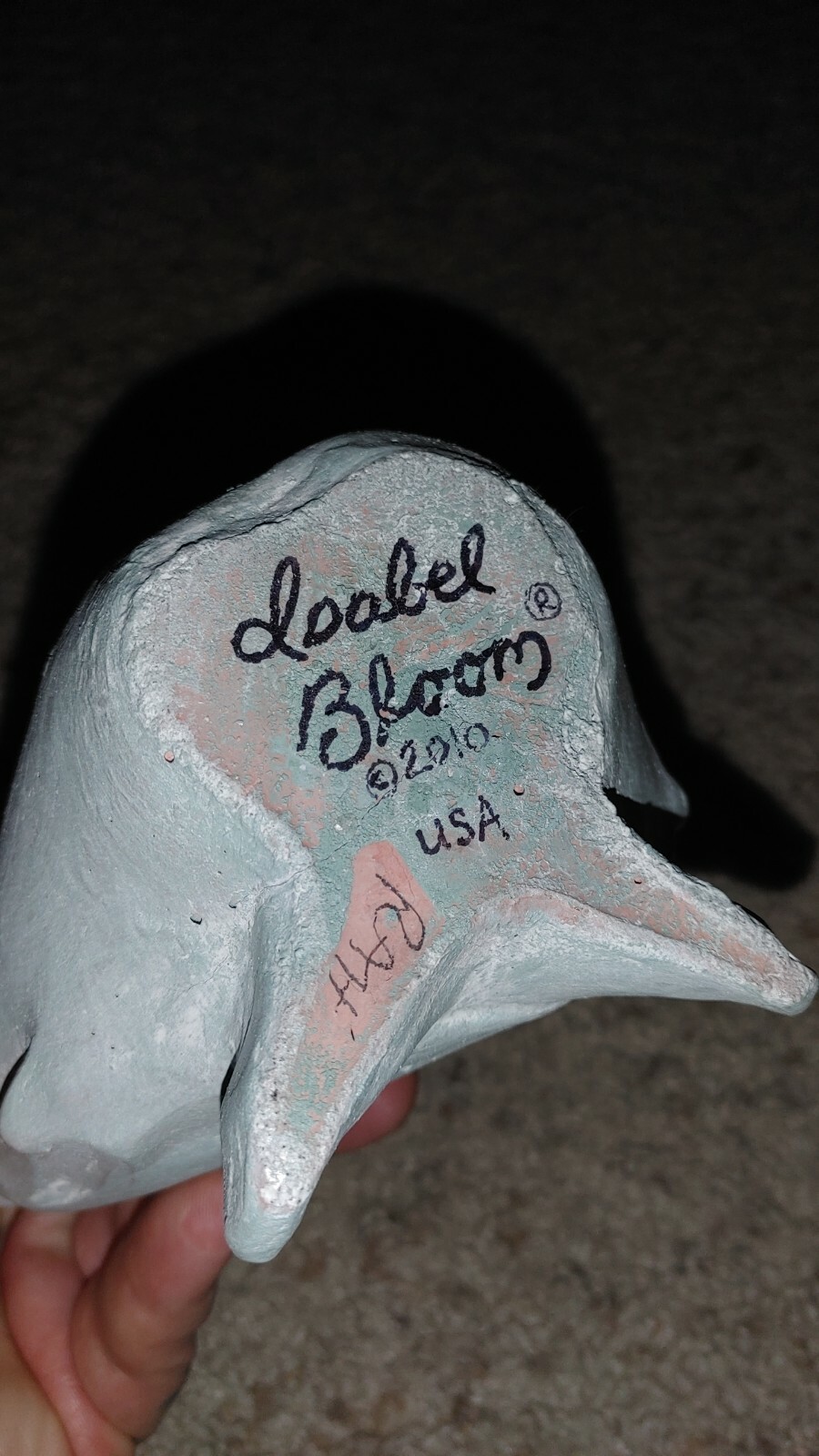 Vintage Elizabeth Bloom Hand Signed A MOTHER&rsquo;S LOVE Statue Figure 7.5&Prime; 2010