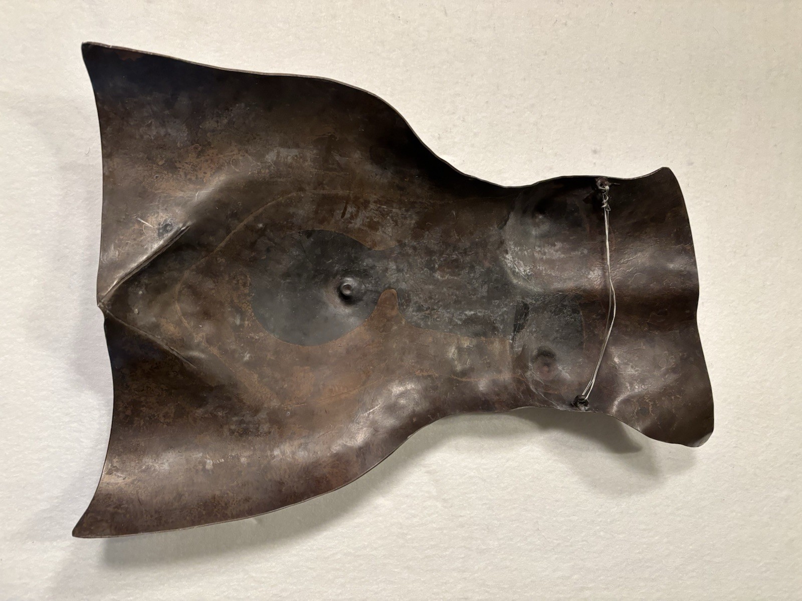 Todd Malenke Signed Nude Female Torso Sculpture Forged Steel